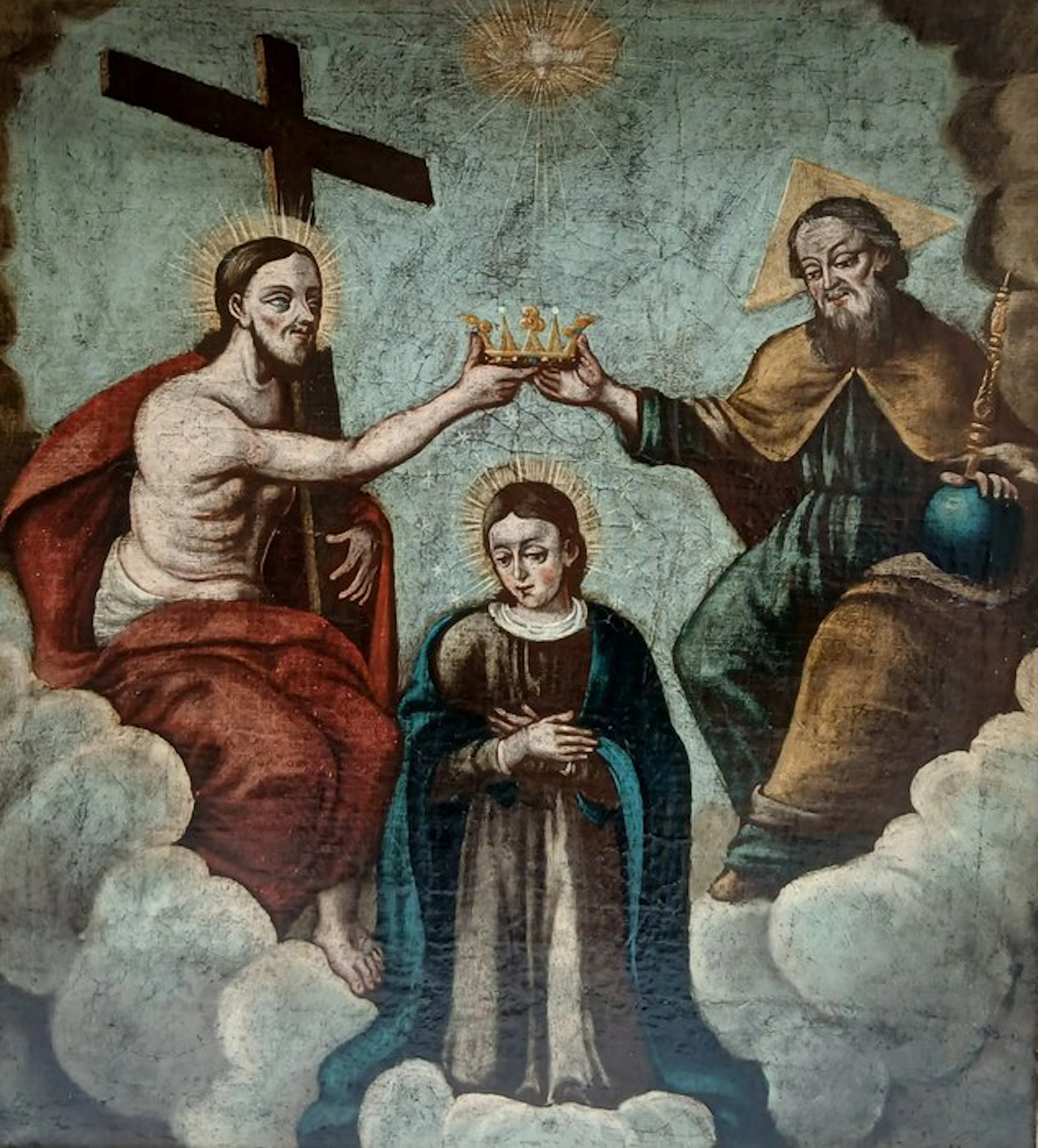 Italian school (XVIII) - Incoronazione di Maria