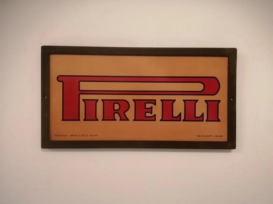 Pirelli - Vintage Pirelli advertising sign - Pirelli...
