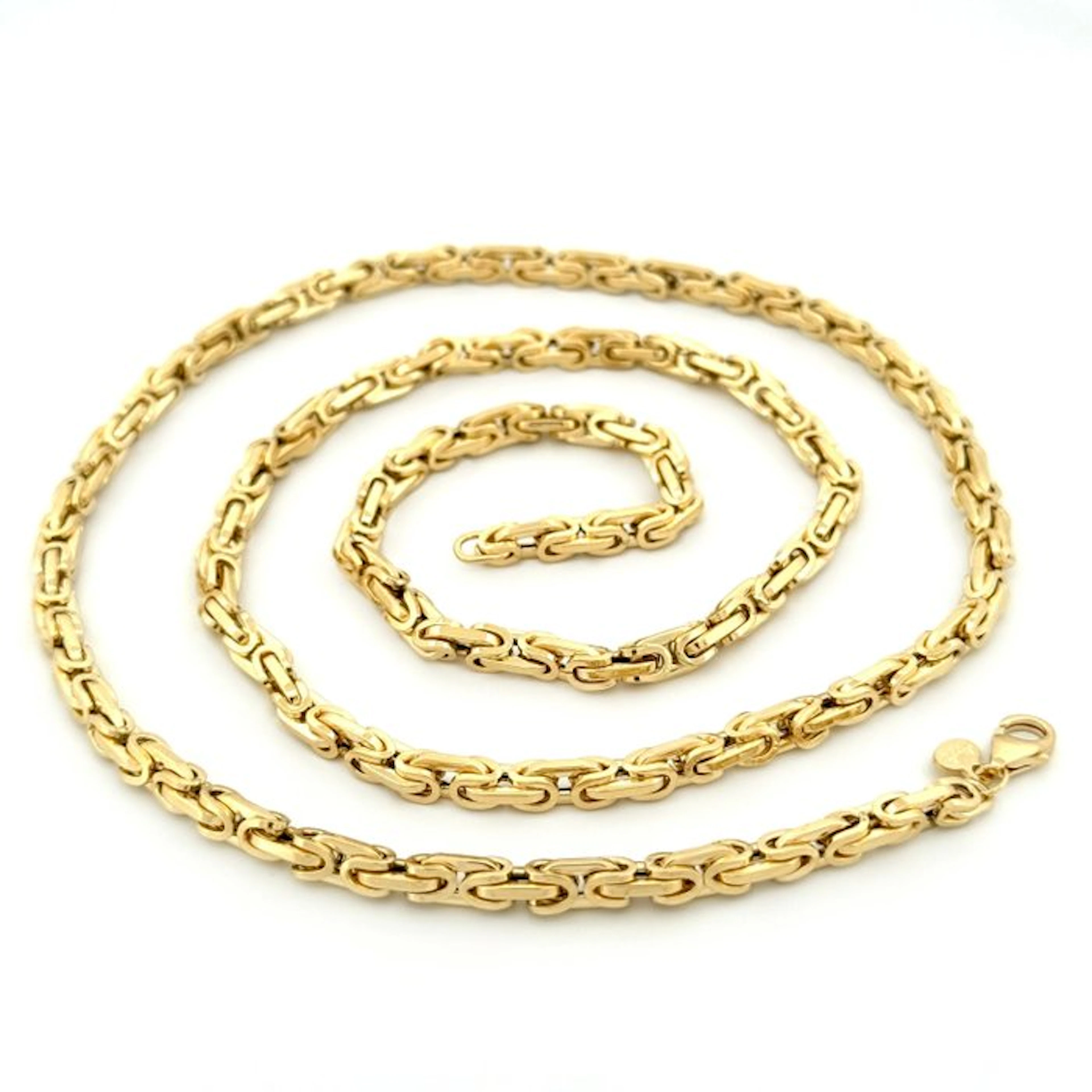 Necklace - 18 kt. Yellow gold - Byzantine - 50 cm