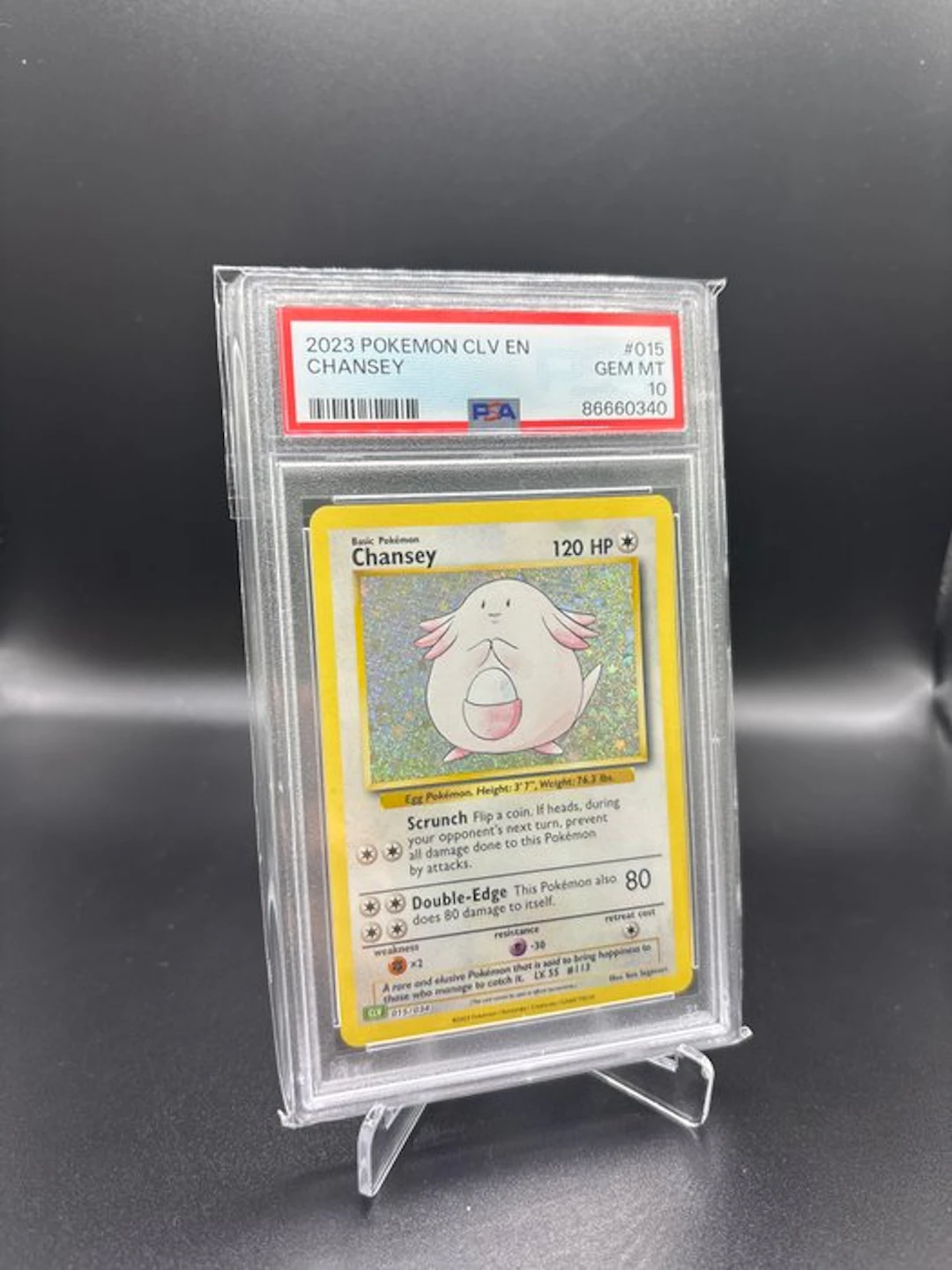 Pokémon - 1 Graded card - Chansey 015 Classic Collection Foil - PSA 10