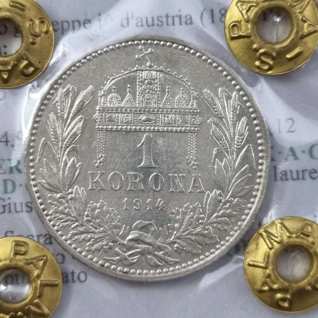 Austria, Hungary. Franz Joseph I. 1 Corona 1914 (No reserve price)