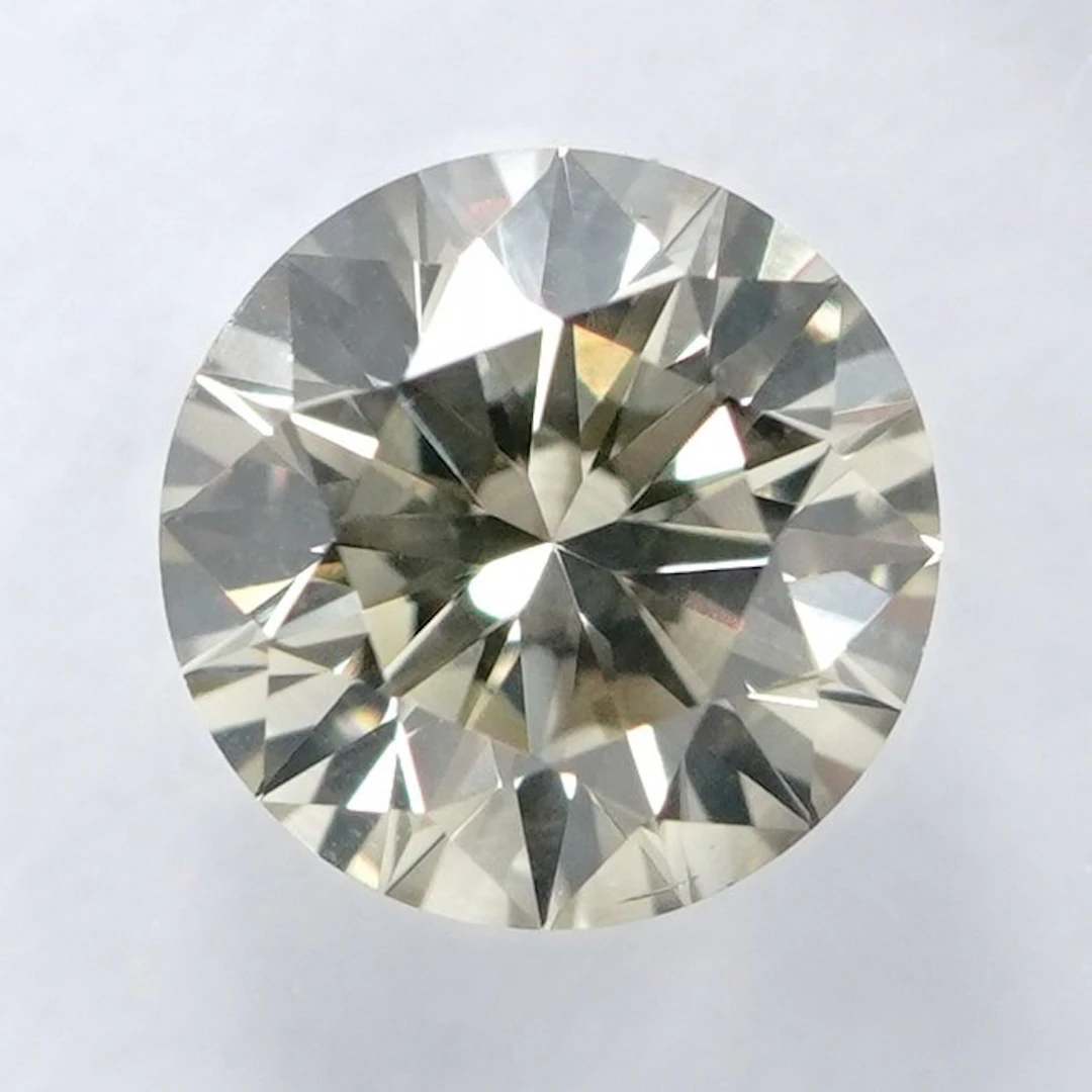 1 pcs Diamond (Natural coloured) - 0.63 ct - Round...
