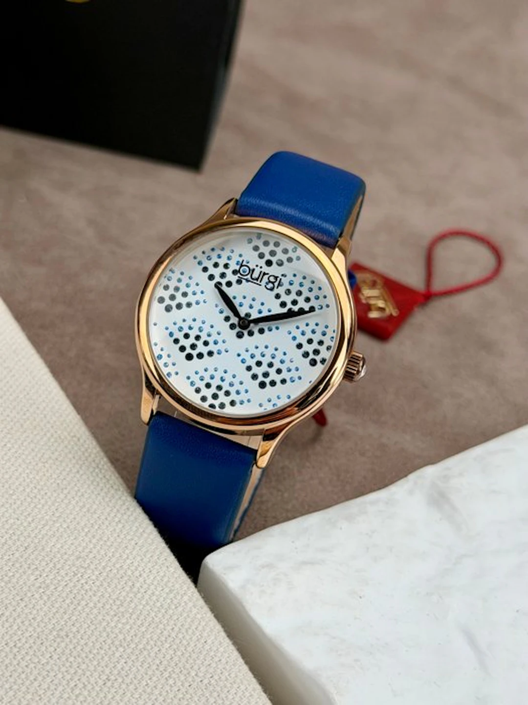 Burgi - Pebble Style White dial - No reserve price...