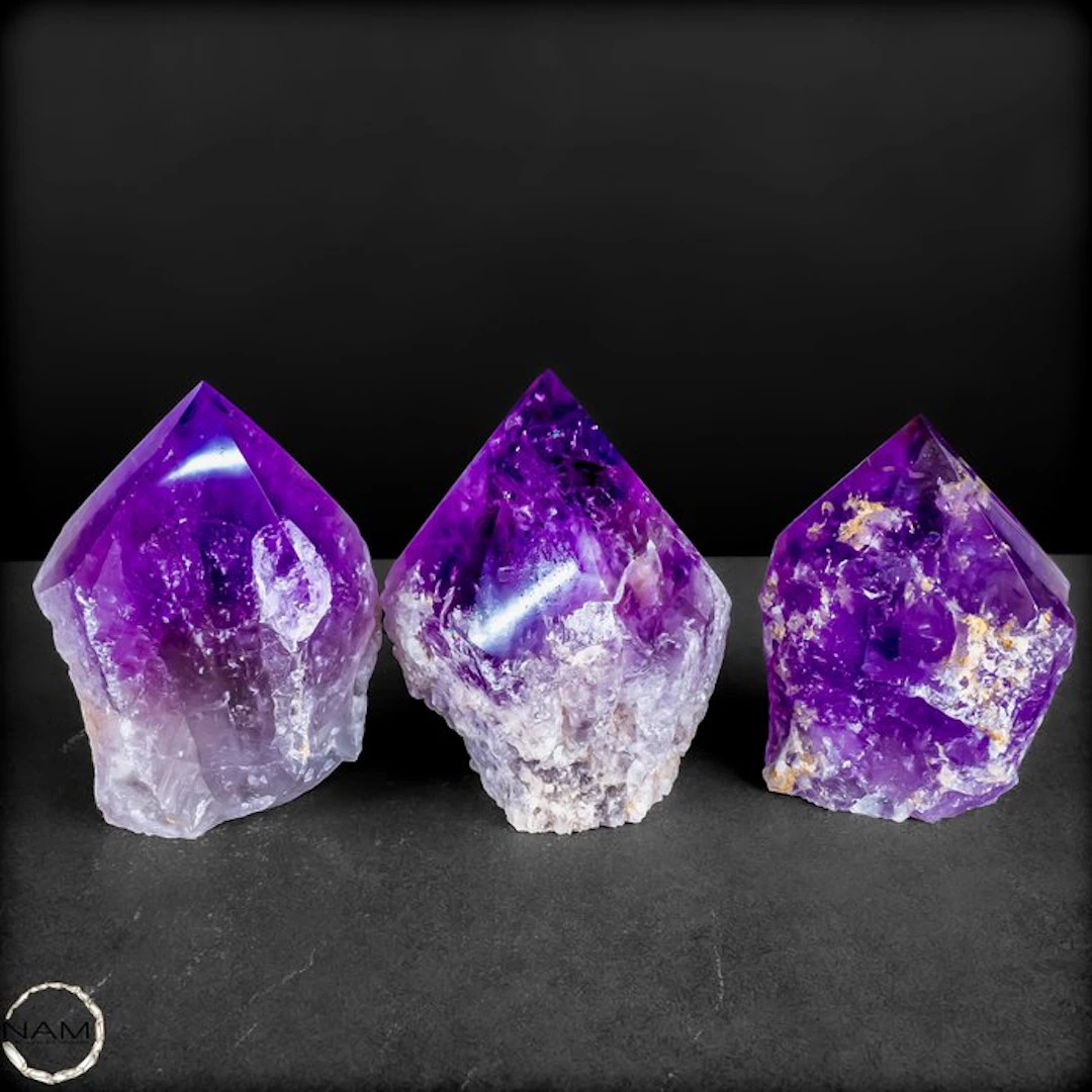Amethyst Phantom Lot – Natural Amethyst Crystals with...