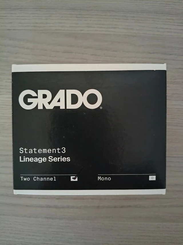 Grado - Statement3 Turntable cartridge with stylus