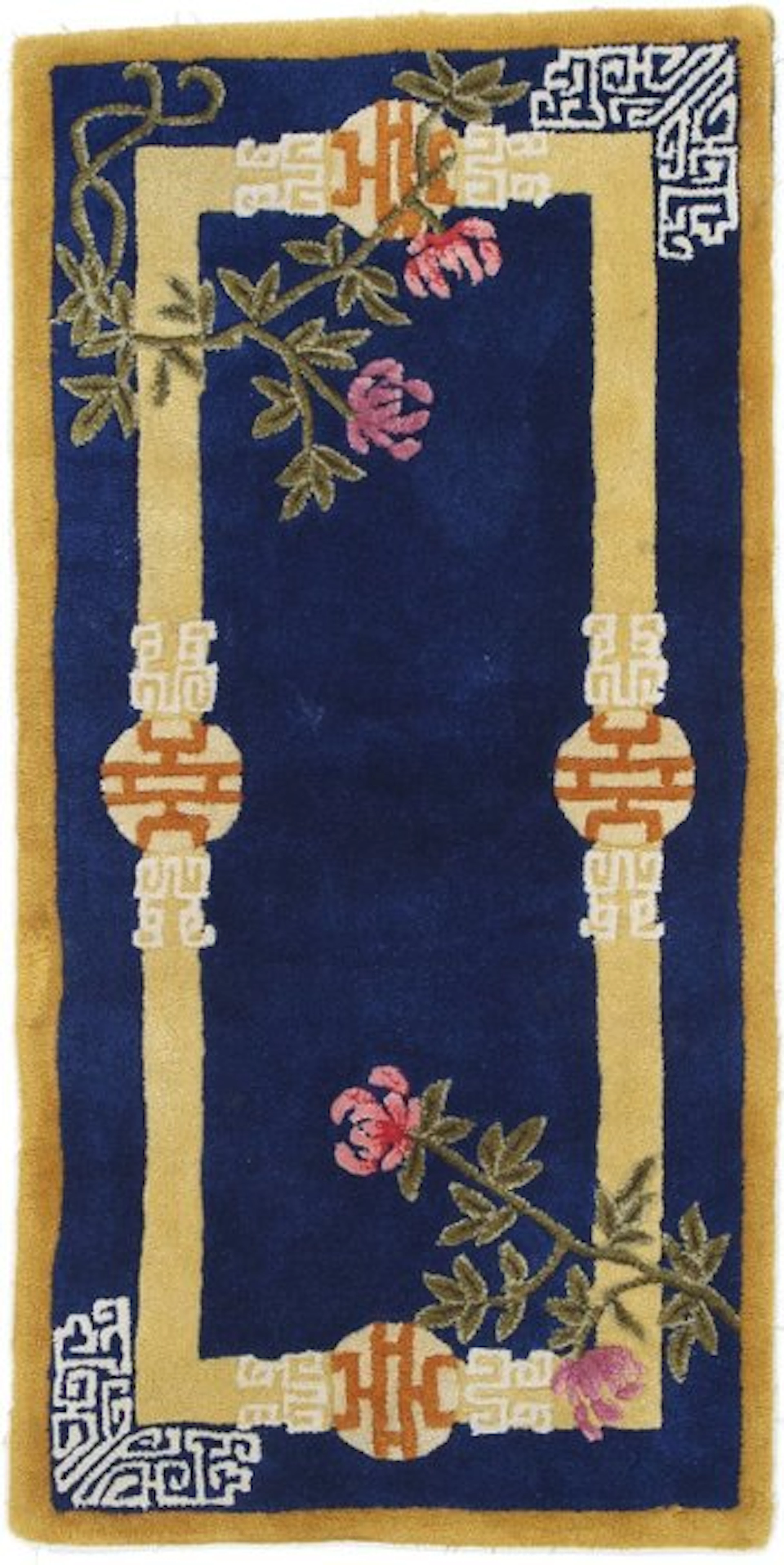 Chinese Peking Carpet - Genuine Asian Tufted Rug - Carpet - 140 cm - 70 cm