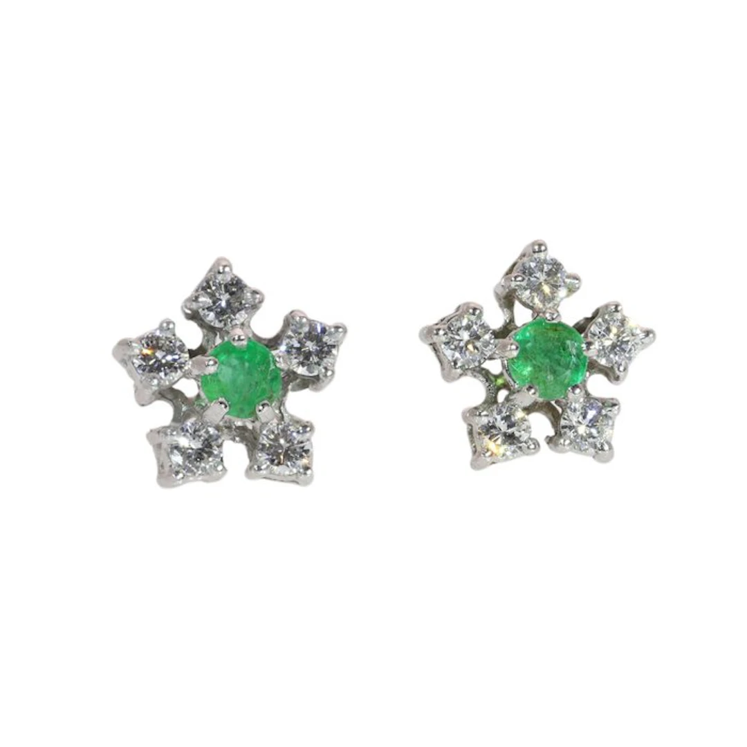 No reserve price - Earrings - 18 kt