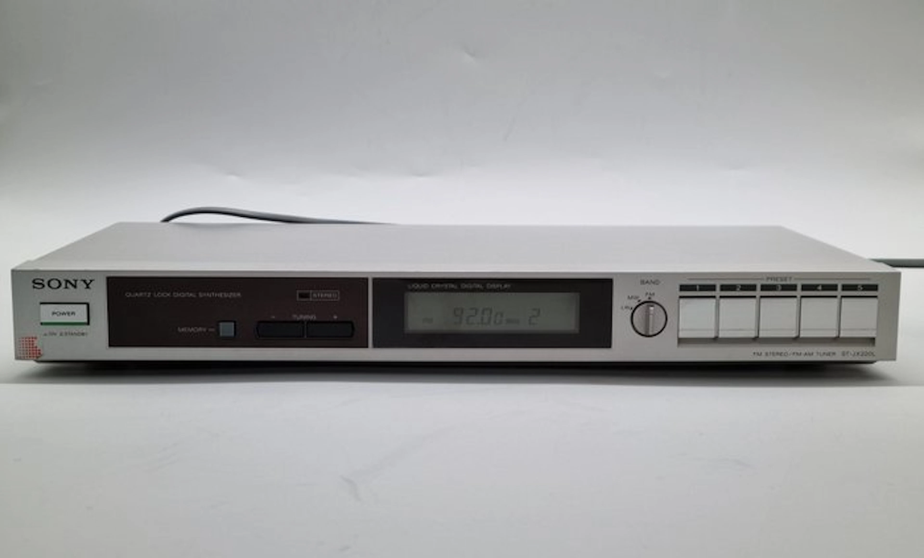 Sony - ST-JX220L Slimline Quartz Lock Digital Synthesizer Tuner