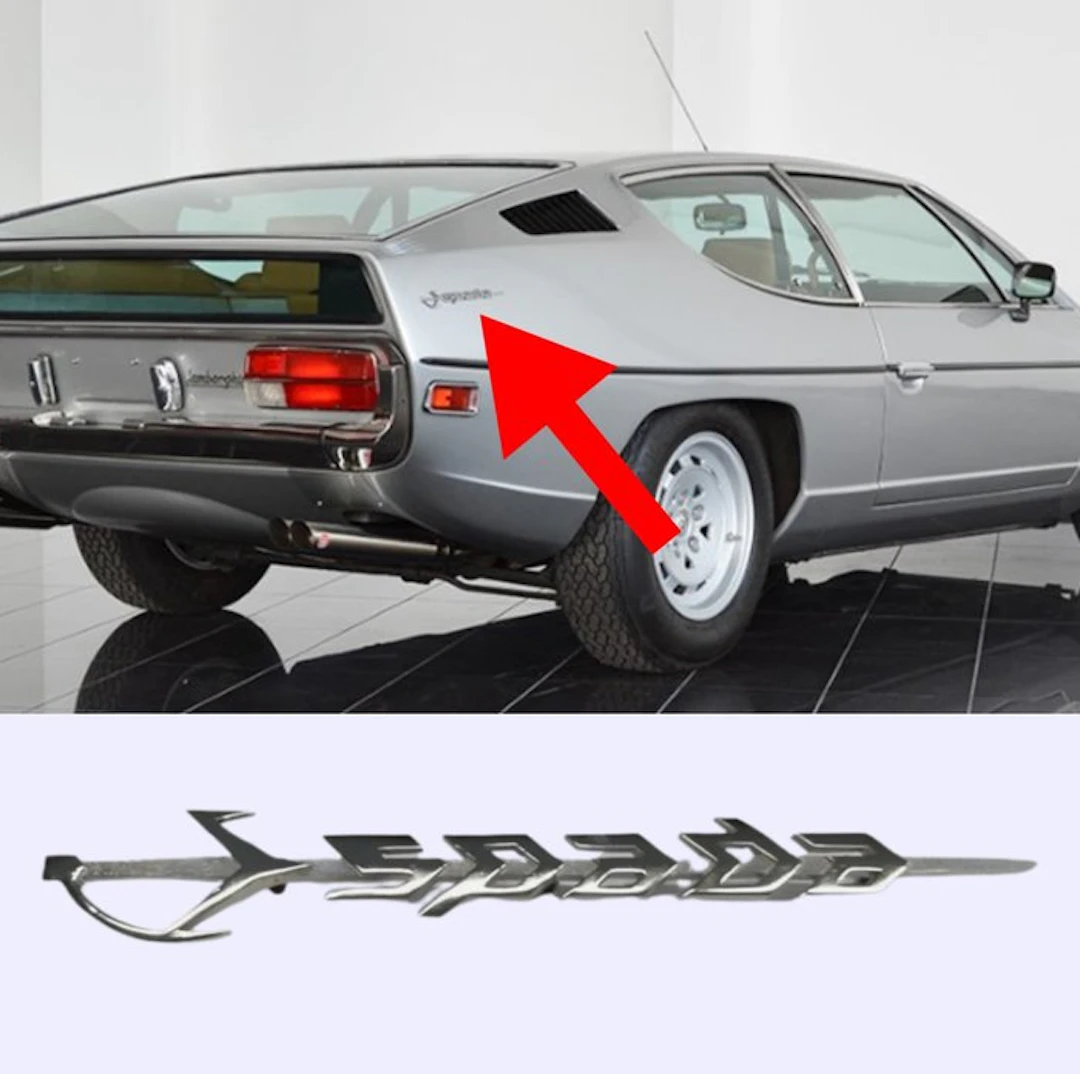 Lamborghini Espada Original Rear script - Lamborghini - 3...