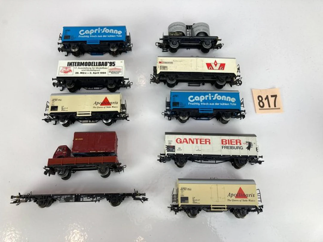 Märklin H0 - Model train freight carriage (10) - 10 x Diverse wagons - DB