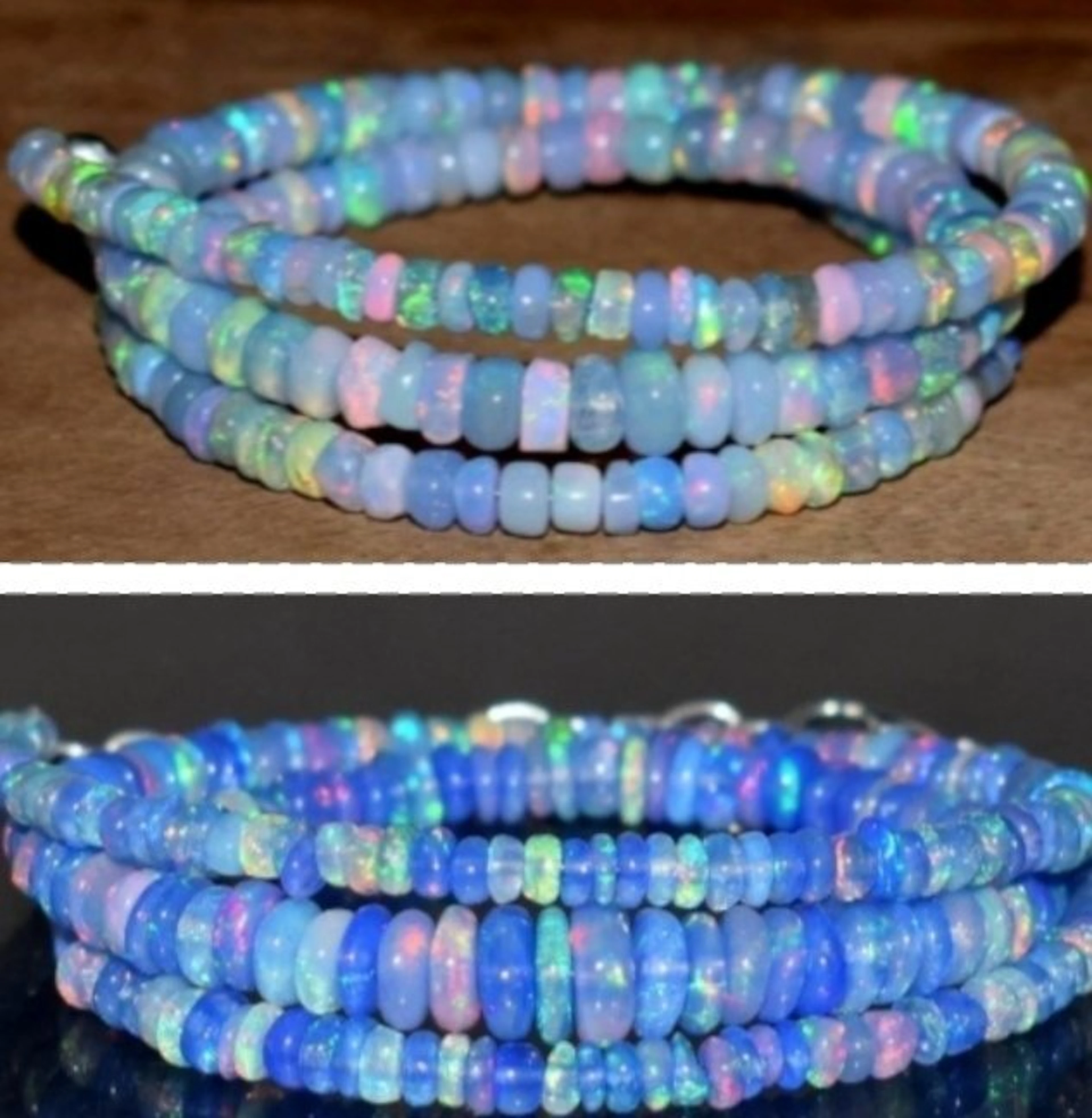Opal Natural Mineral Necklaces AA++- 20 g - (2)