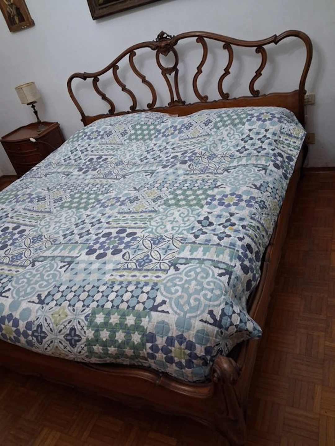 La Permanente Mobili Cantù - Bed - Walnut - Baroque-style