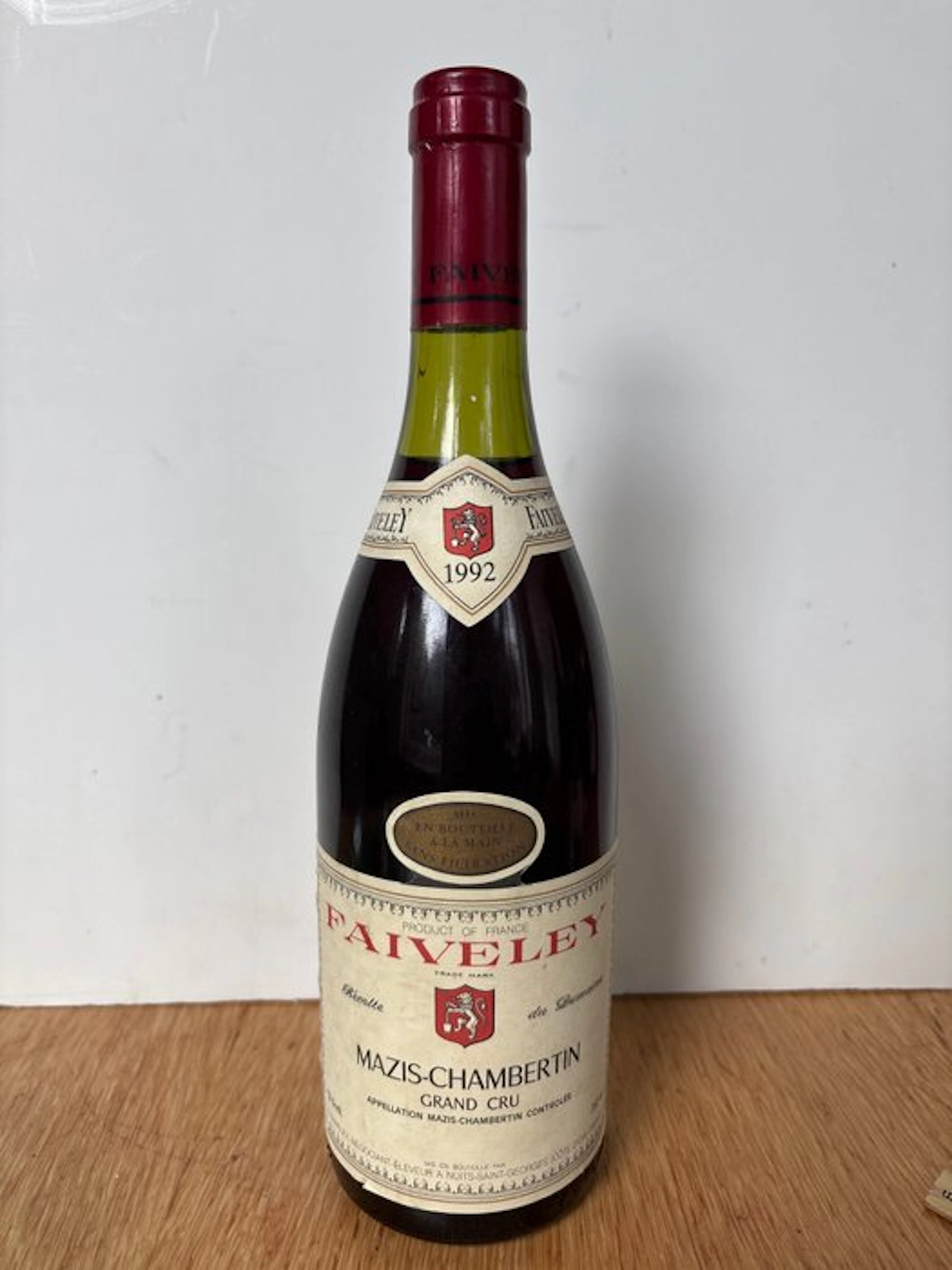 1992 Faiveley - Mazis-Chambertin Grand Cru - 1 Bottle (0.75L)
