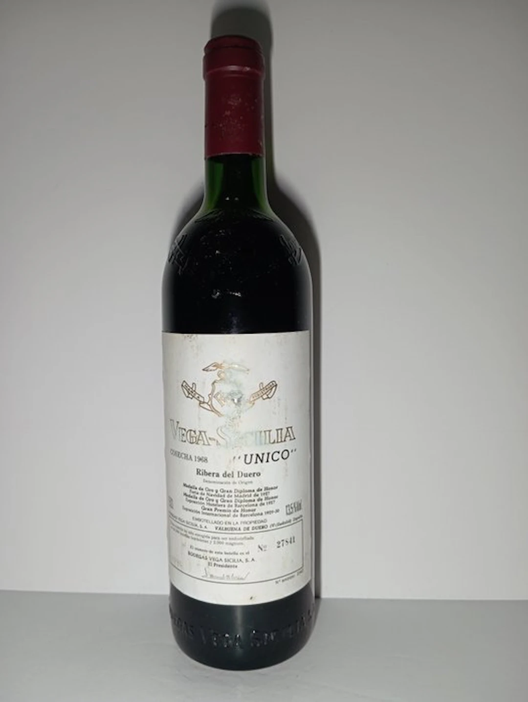 1968 Vega Sicilia Único - Ribera del Duero Gran Reserva - 1 Bottle (0.75L)