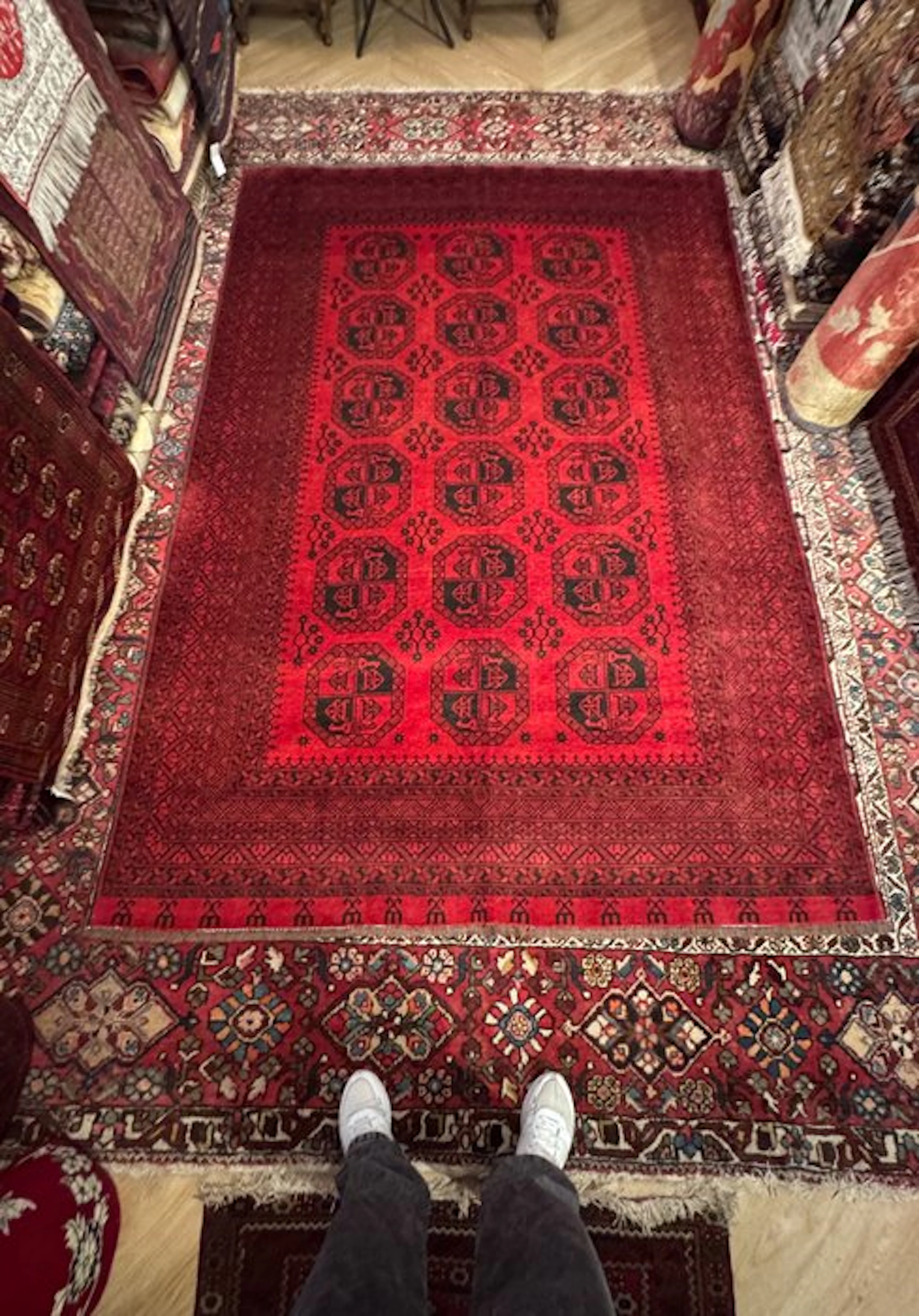 Afghan - Carpet - 280 cm - 170 cm - Elephants' Feet Rug