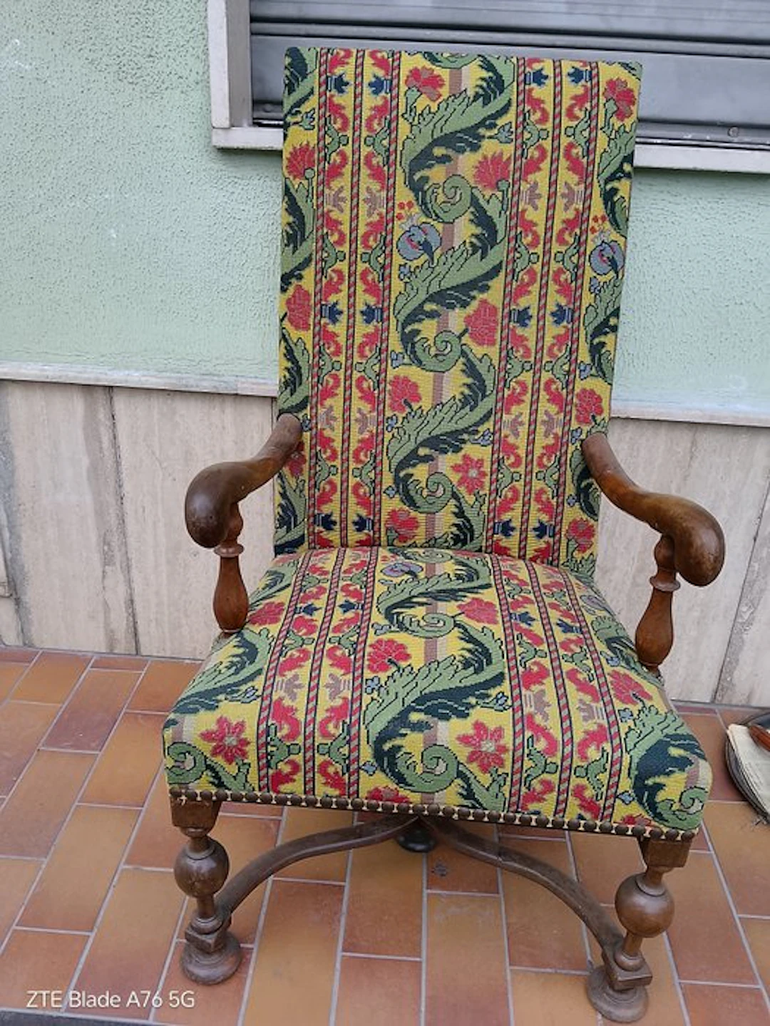 Armchair - carlo x - walnut wood