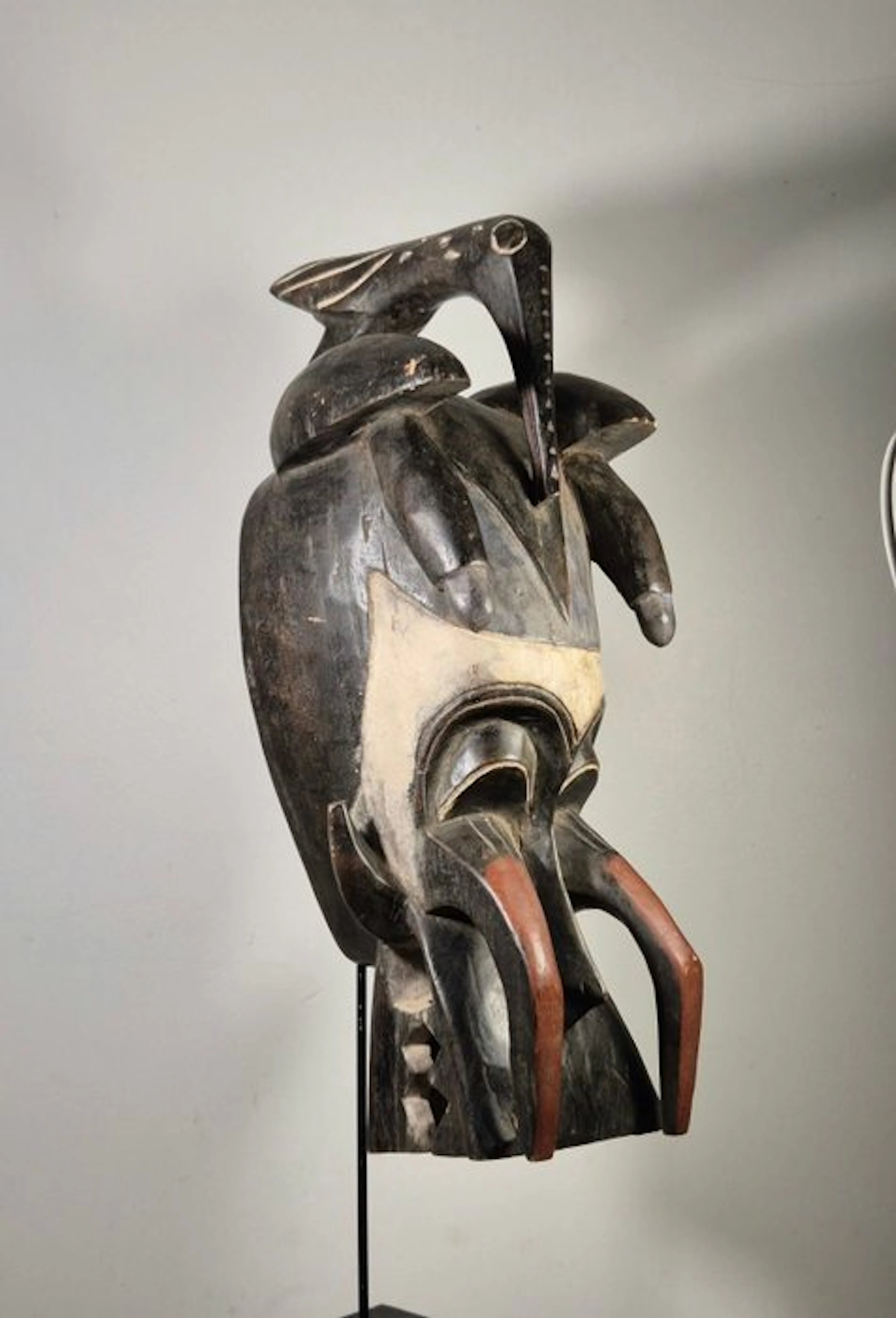 Magnificent ogbodo elephant mask - Igbo - Nigeria (No reserve price)