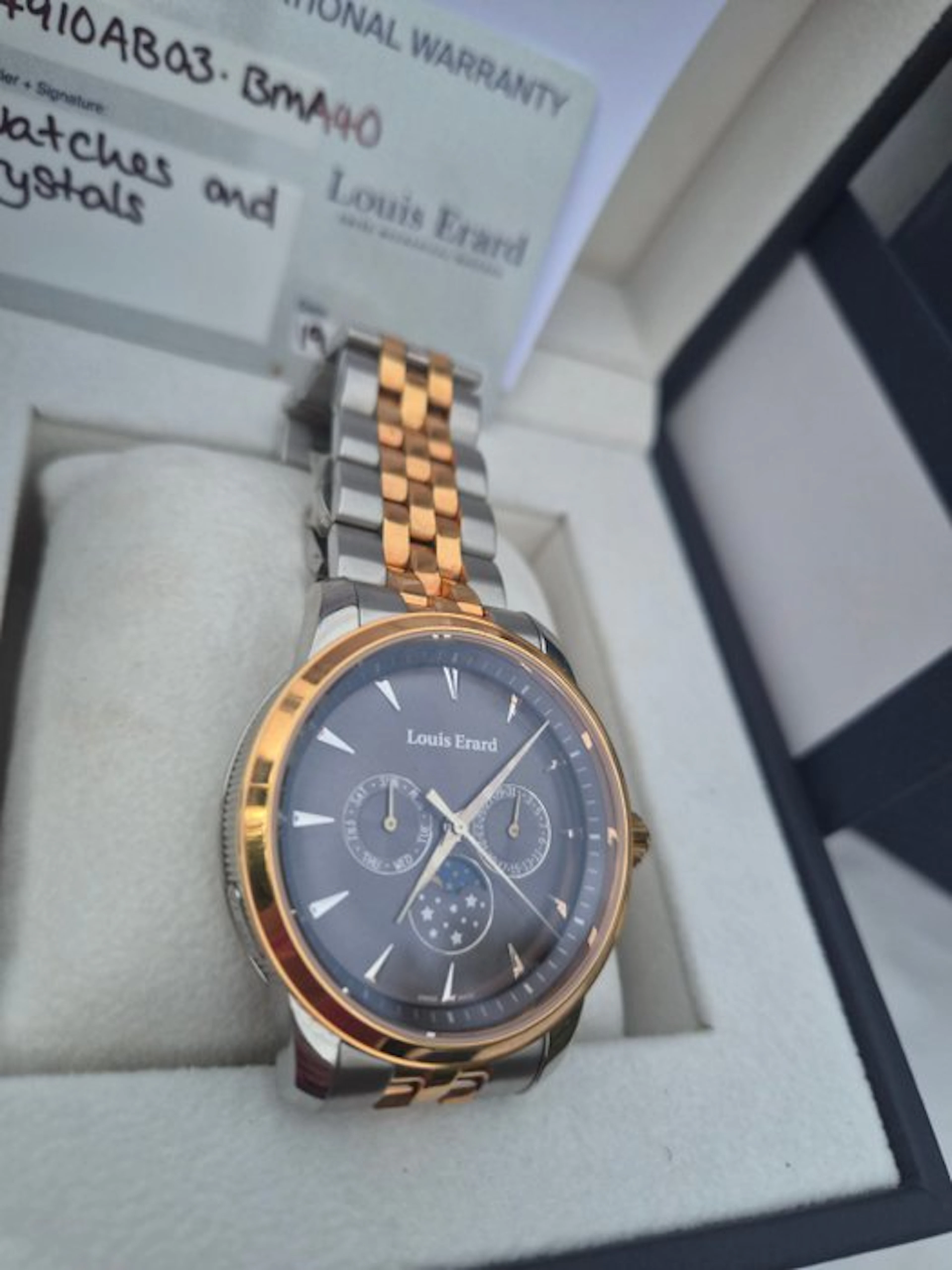 Louis Erard - Speedmaster Moon Phase - 14910AB03.BMA40 - Men - 2020