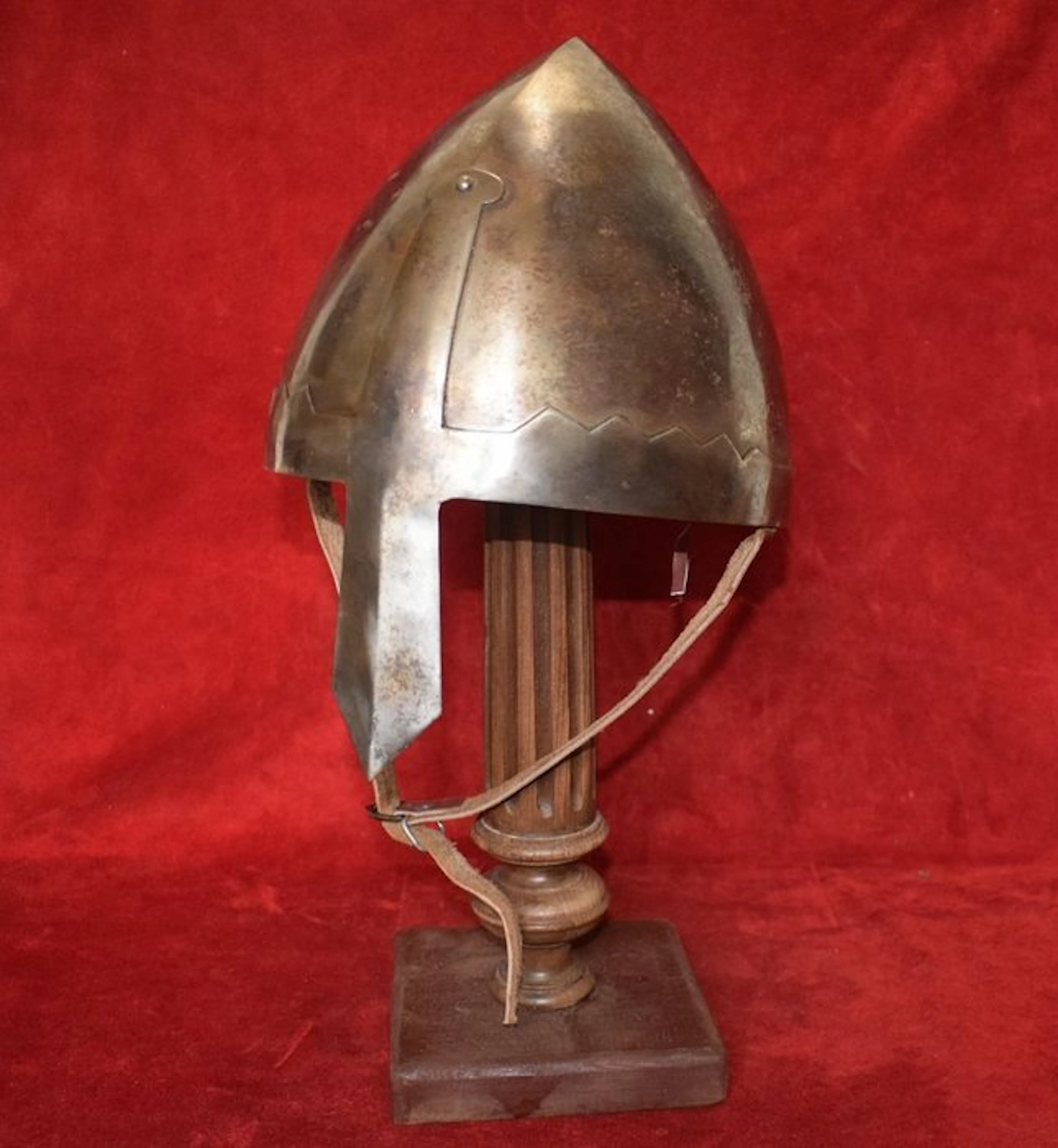 Military helmet - Templar nasal helmet for infantry from the 12th–13th century