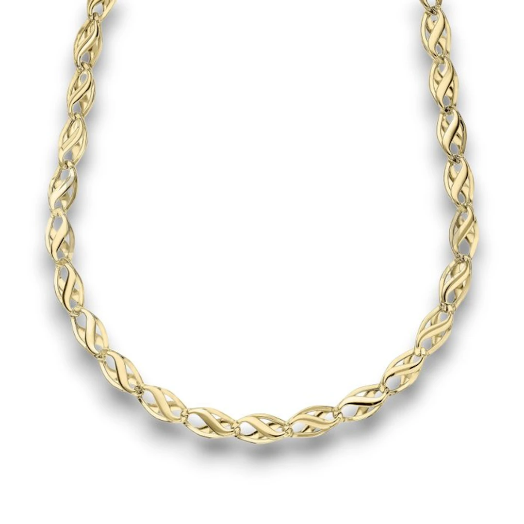 Necklace - 18 kt. Yellow gold - Flat chain 10.2 g