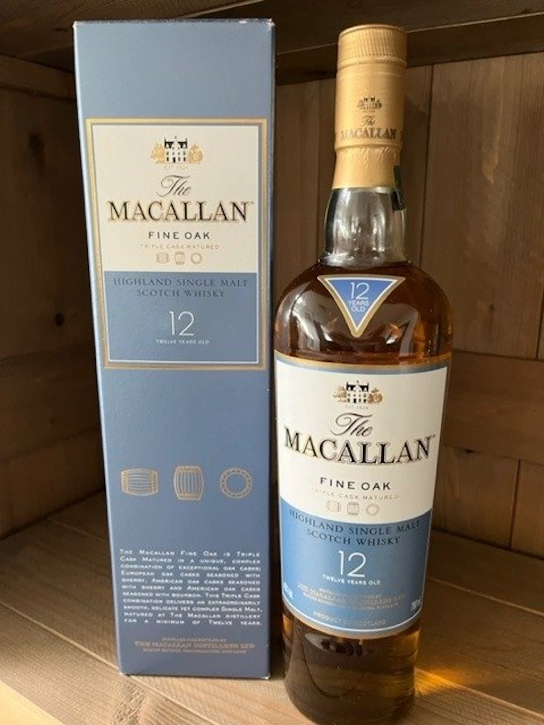 Macallan 12 years old Fine Oak Triple Cask Matured - 700ml