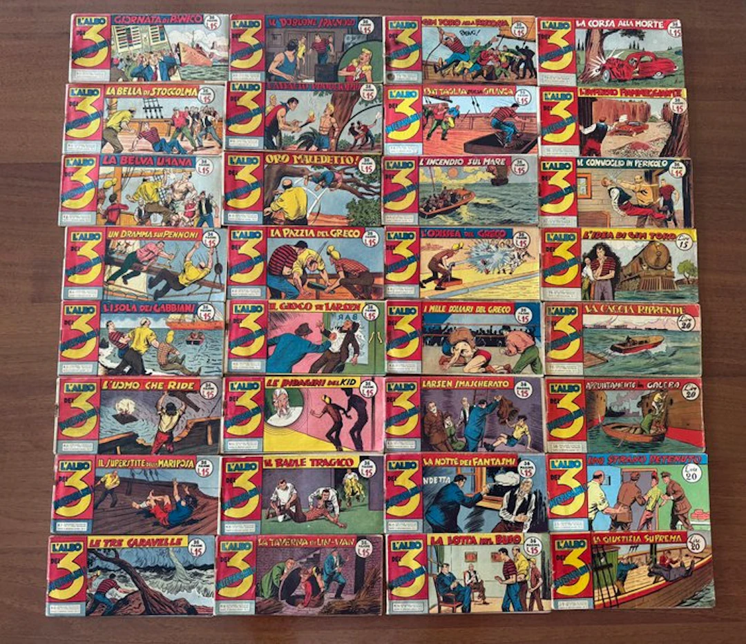 L'albo dei 3 inseparabili - Gim Toro - 32 Comic - 1950/1951