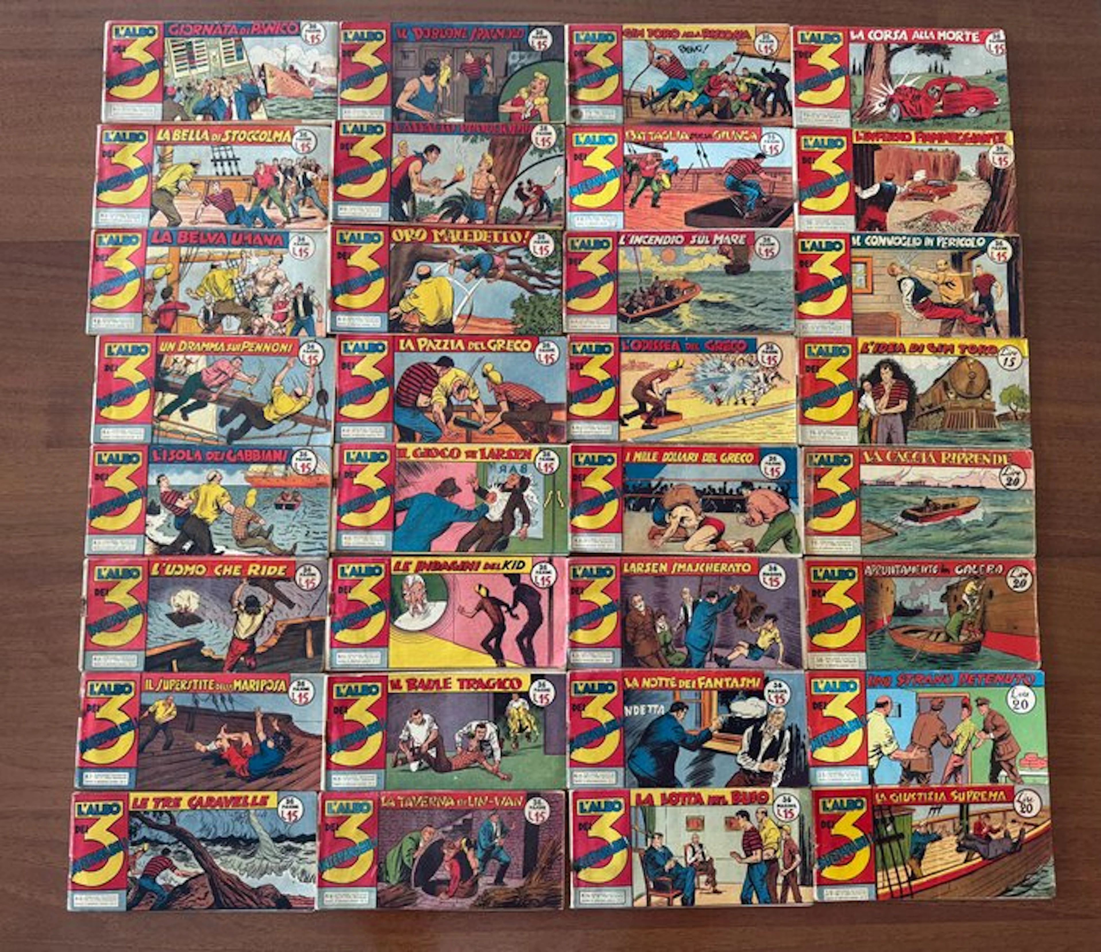 L'albo dei 3 inseparabili - Gim Toro - 32 Comic - 1950/1951