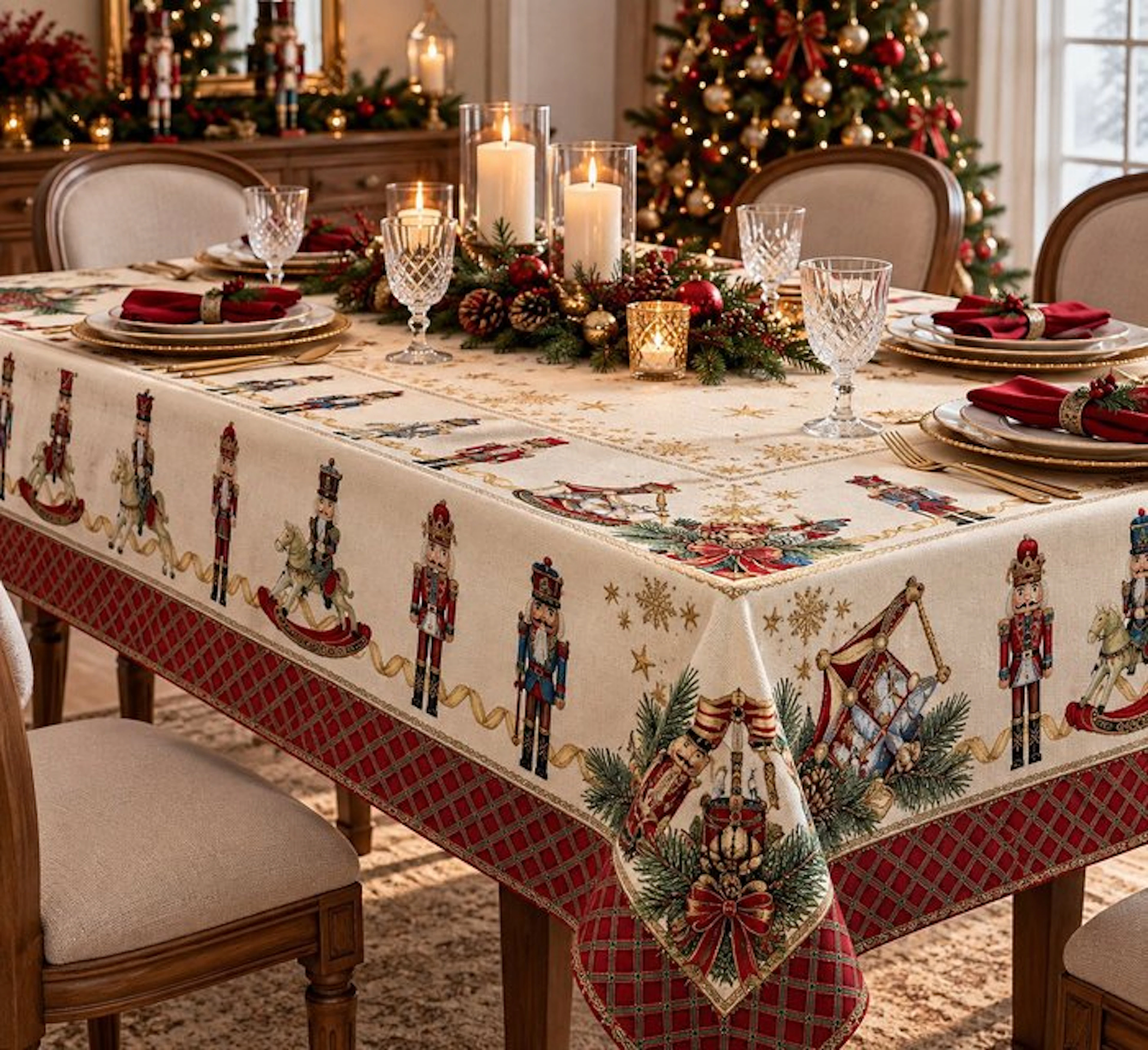 The Winter Parade - Tablecloth - 230 cm - 130 cm