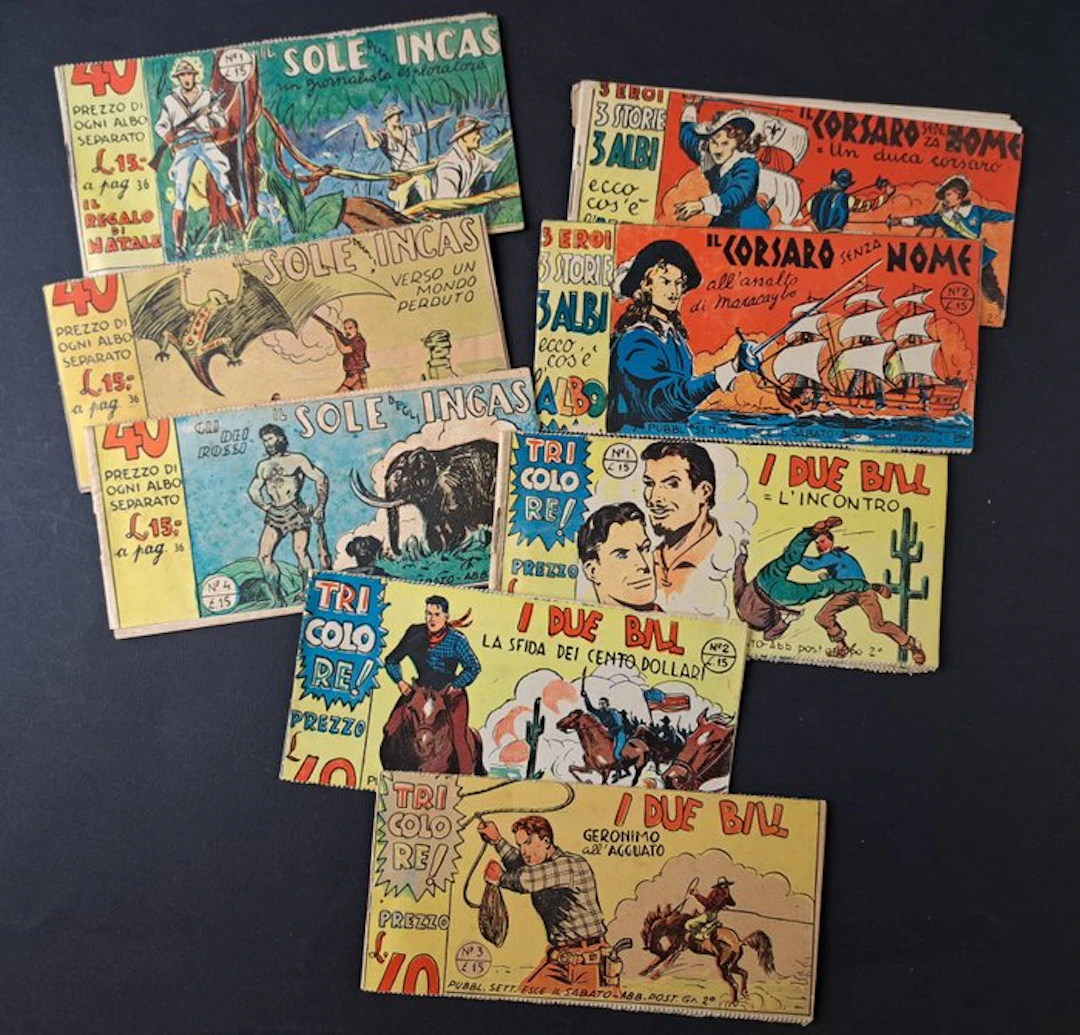 Albi Tricolore! - 8 Comic - First edition - 1948