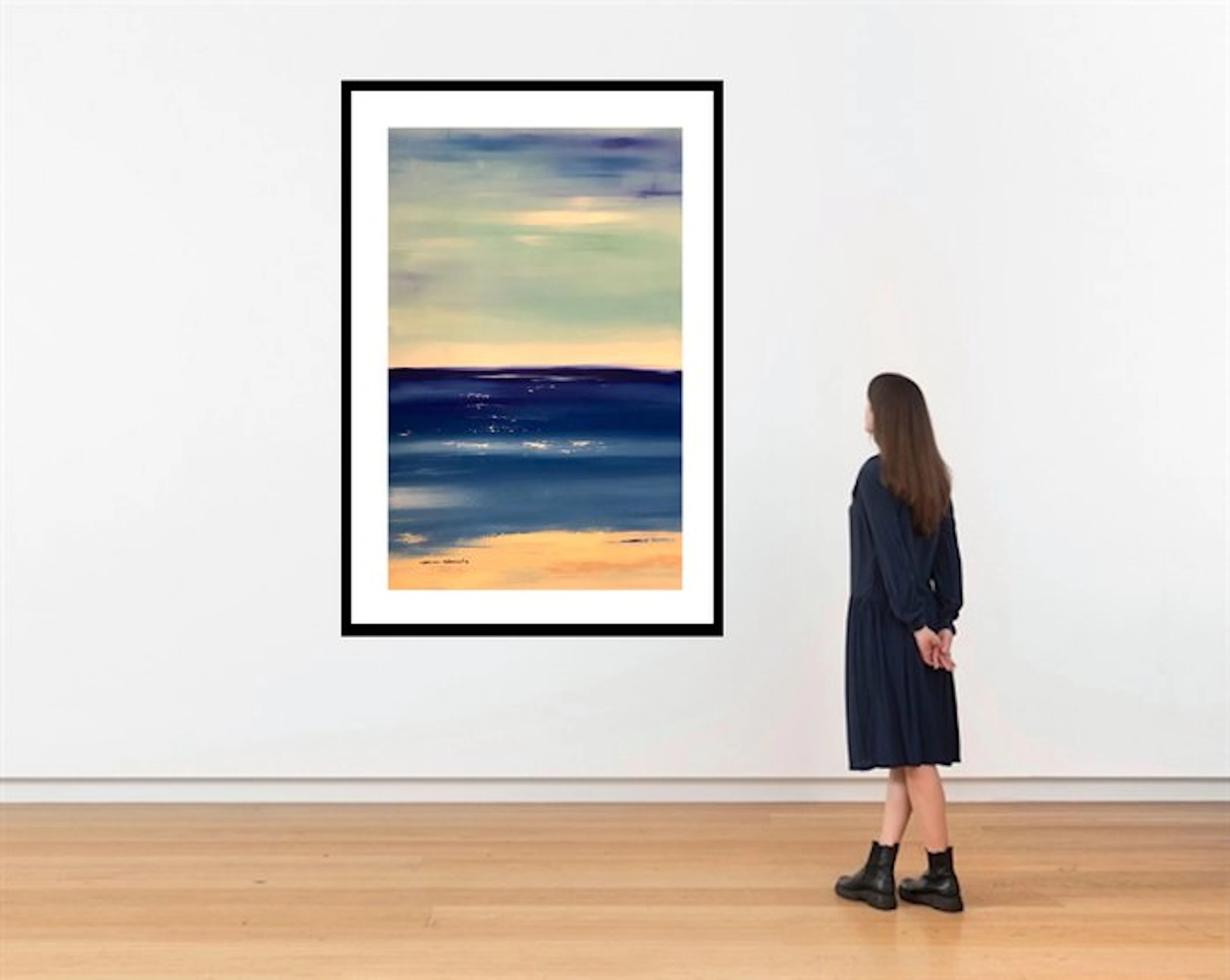 Dam Domido - NO RESERVE PRICE- Mer d'huile - 130 x 80 cm