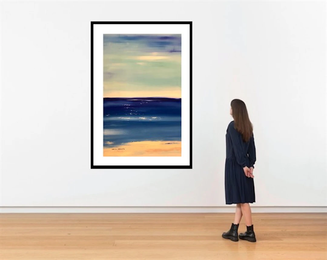 Dam Domido - NO RESERVE PRICE- Mer d'huile - 130 x 80 cm