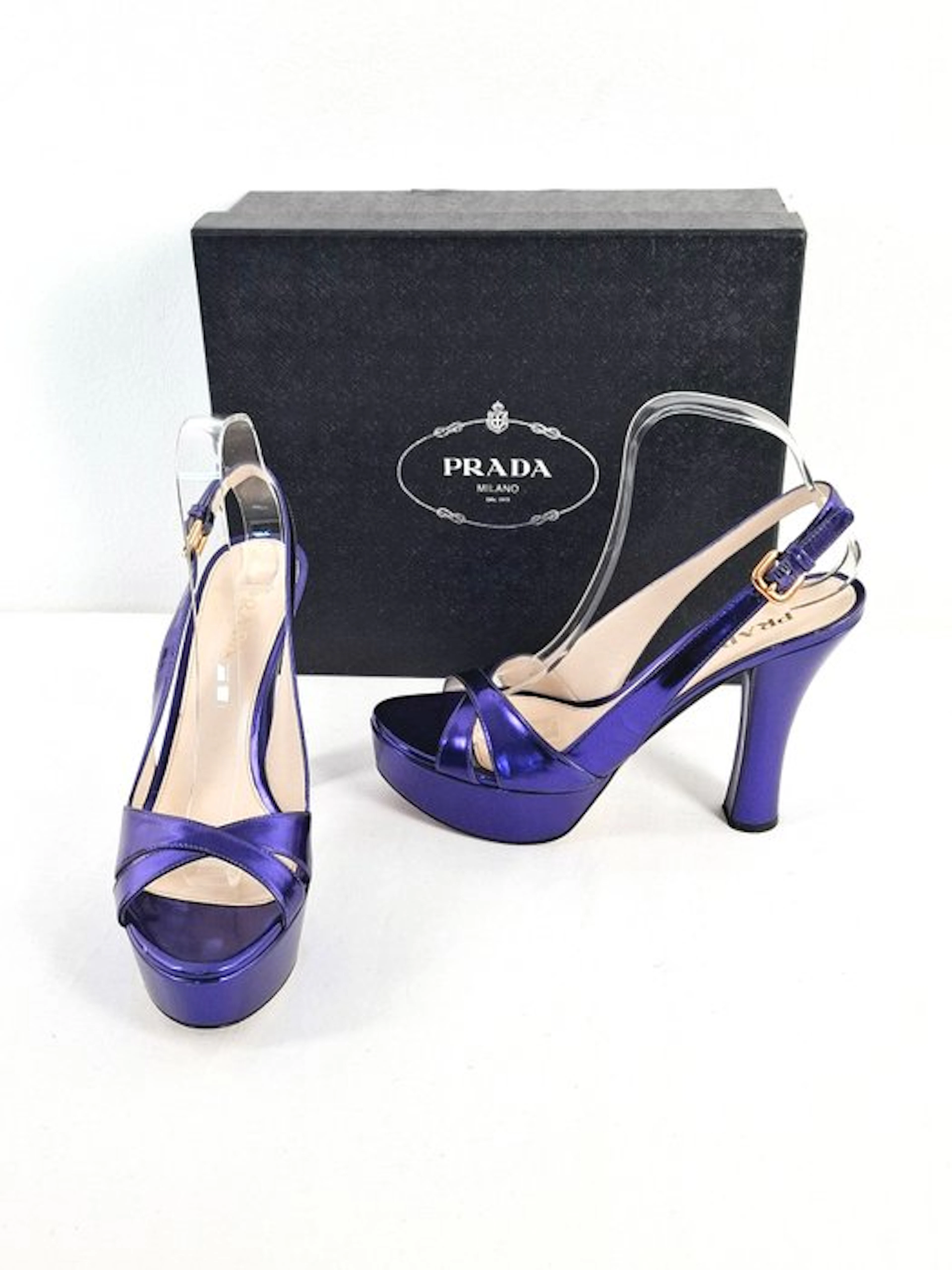 Prada - Wedge sandals - Size: EU 39.5 - New in box