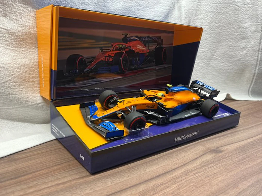 MiniChamps 1:18 - Model sports car - F1 McLaren MCL35M - Lando Norris No