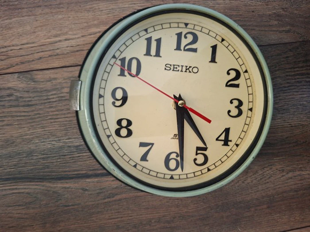 Industrial timepiece - Seiko Salvaged Metal - 1970-1980...