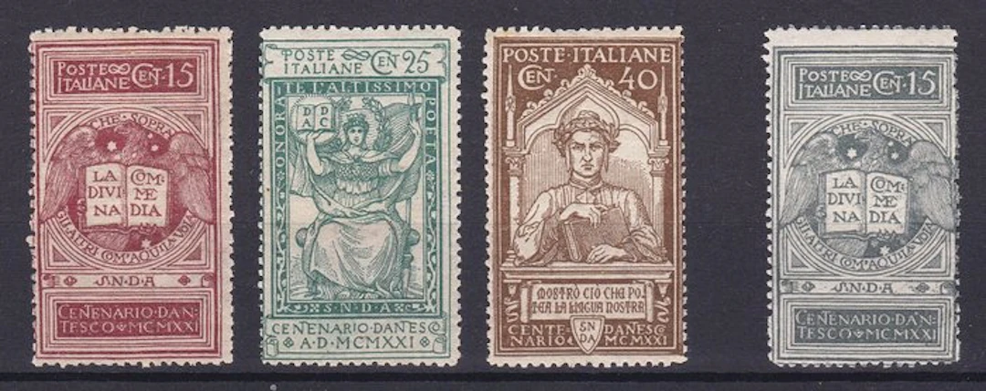 Italy Kingdom 1921 - Dante Alighieri 6th Death...