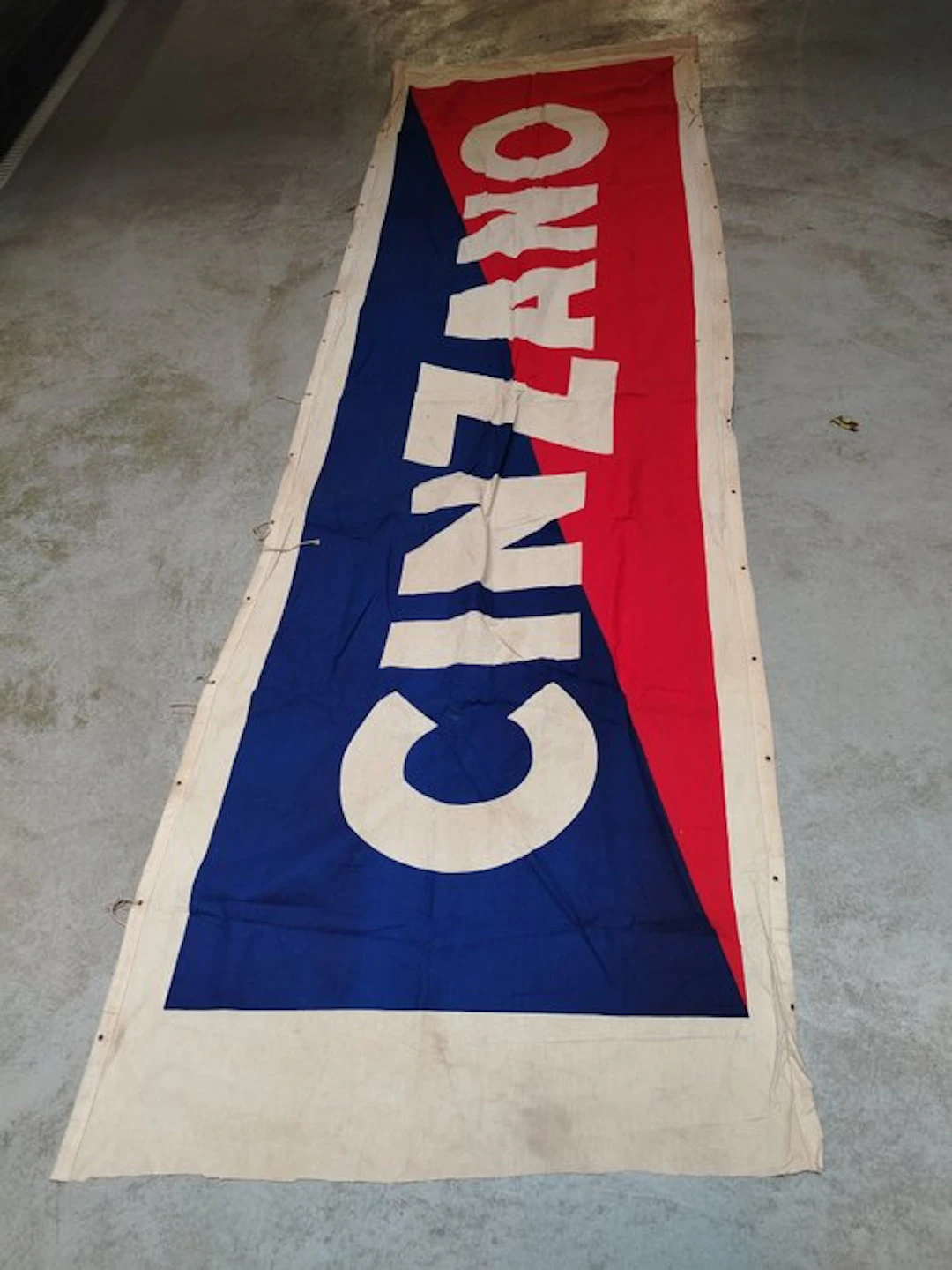 Cinzano 1960-1970 - Bandiera/Stendardo - Sign - Textile