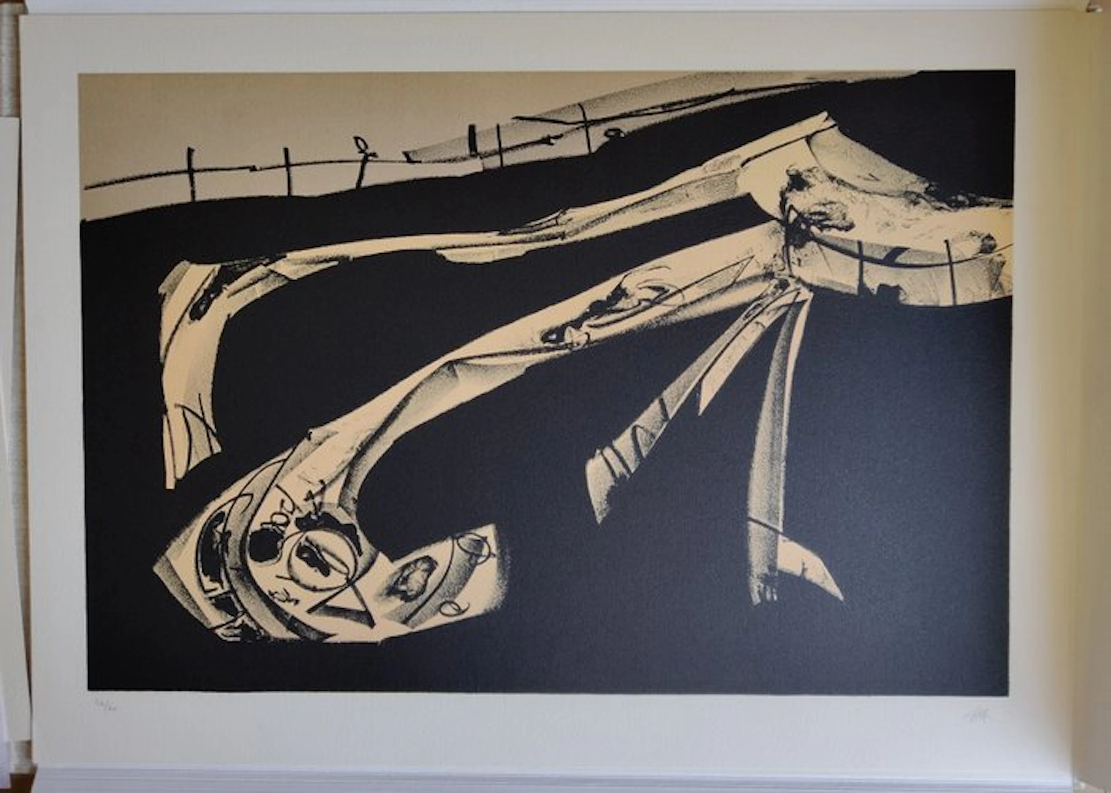Antonio Saura (1930-1998) - Kafka, Plate IV