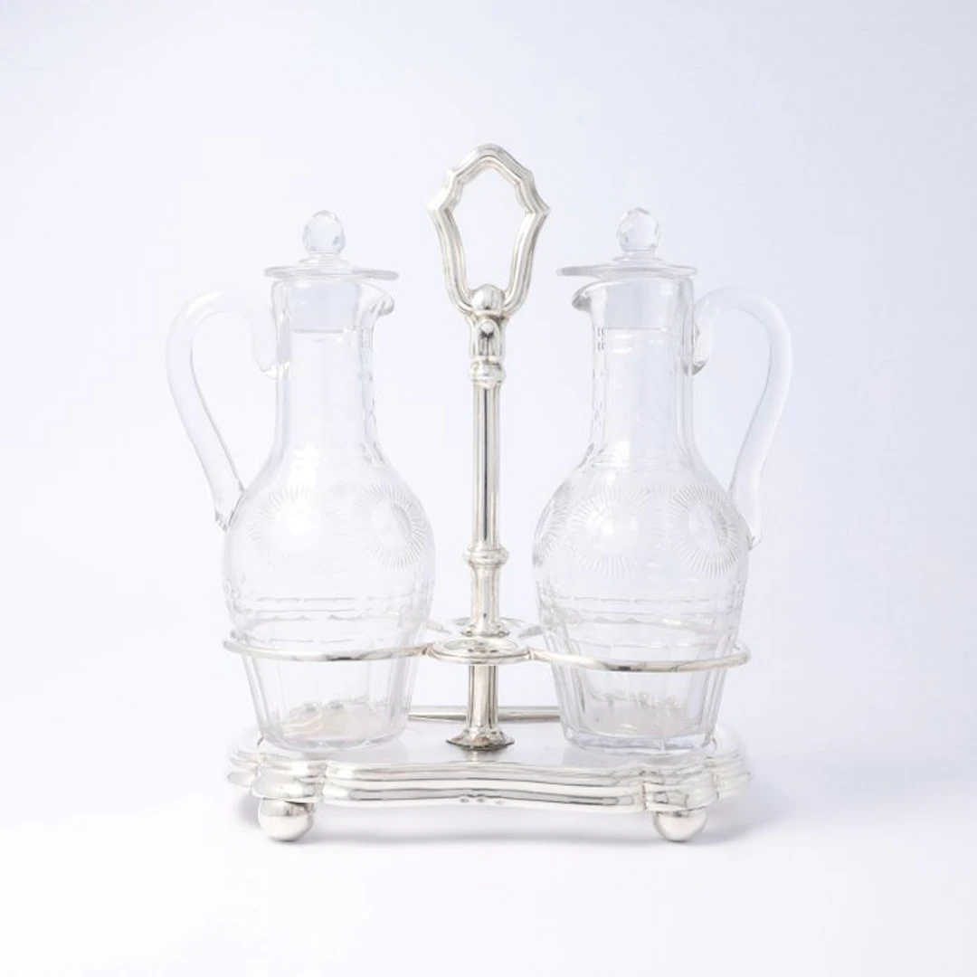 Cesa / Ricci Argentieri. Cruet set. - Cruet set - .800 silver