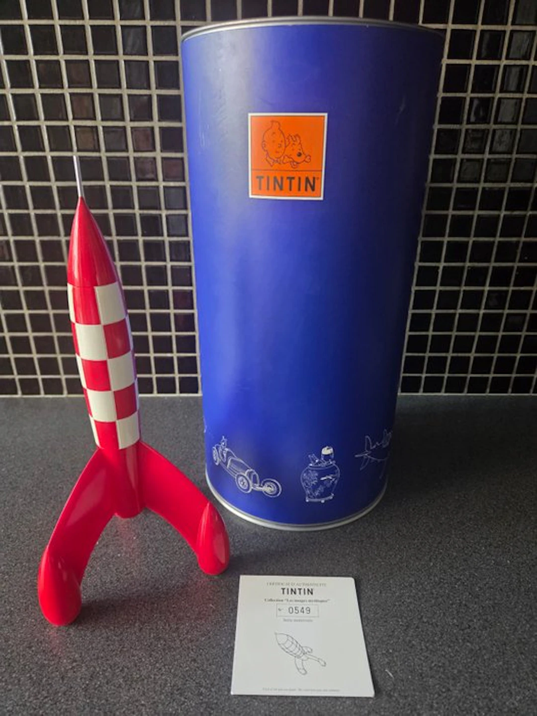 Tintin - 1 Moulinsart Figurine 46950 - The Rocket 29 cm...