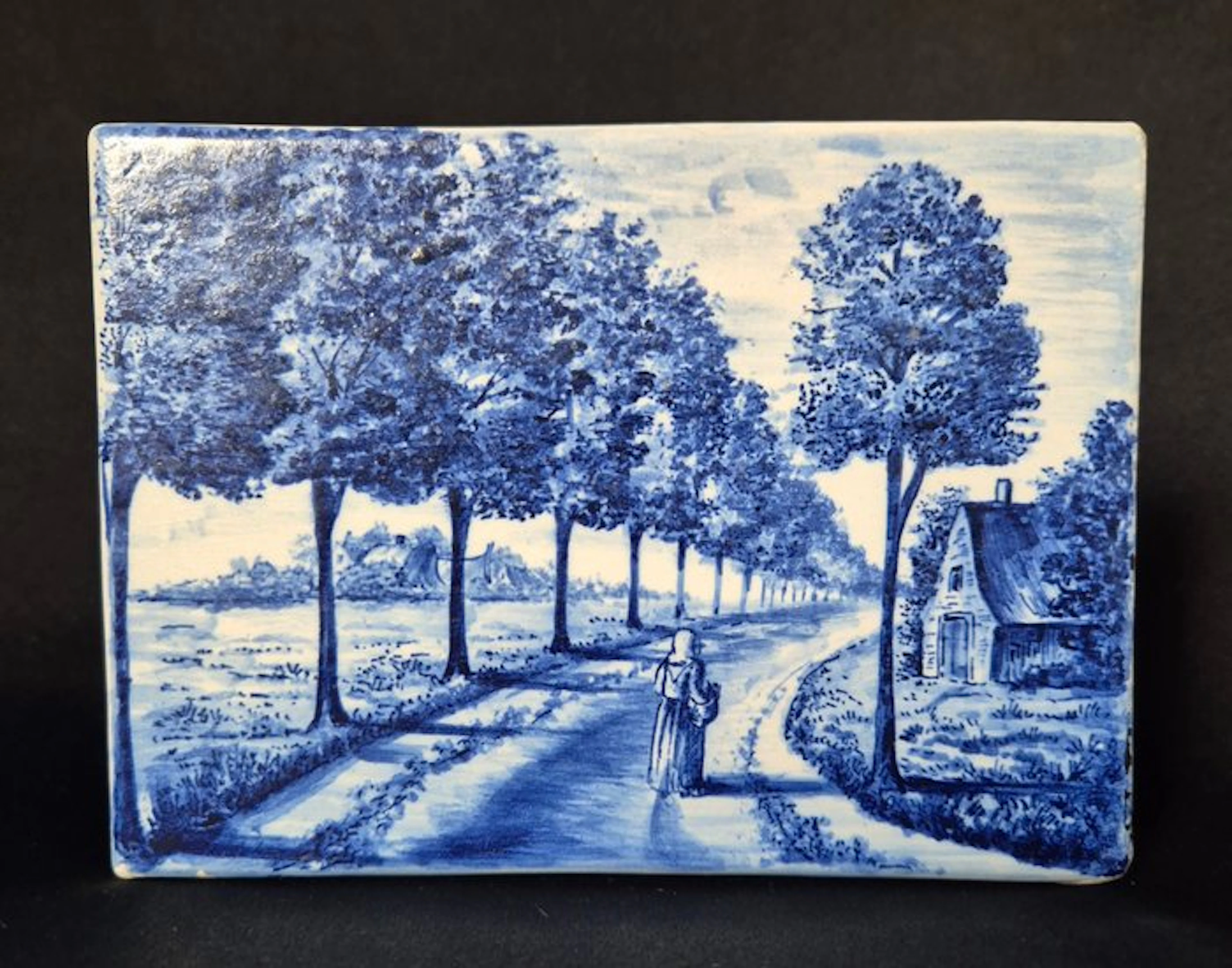 Tile - Tile panel of a Dutch landscape - van Hulst...