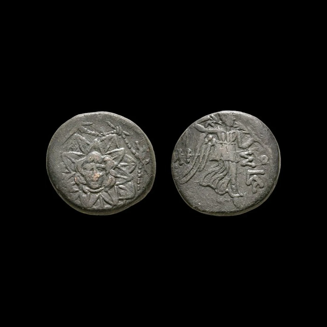 Pontus, Amisos. Mithradates VI (120-63 BC). Æ Aegis type (No reserve price)