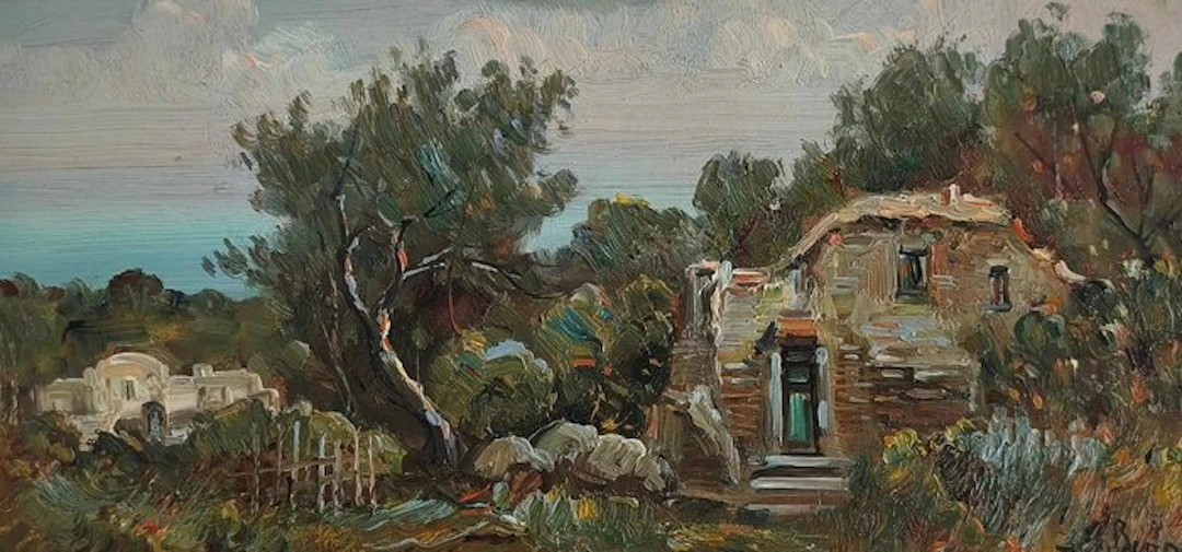 Italian school (XX) - Splendidi Casali Costieri