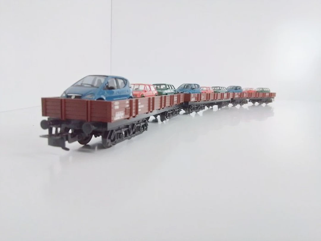 Märklin H0 - 44732 - Model train freight wagon set (3) - 3 x car transporters