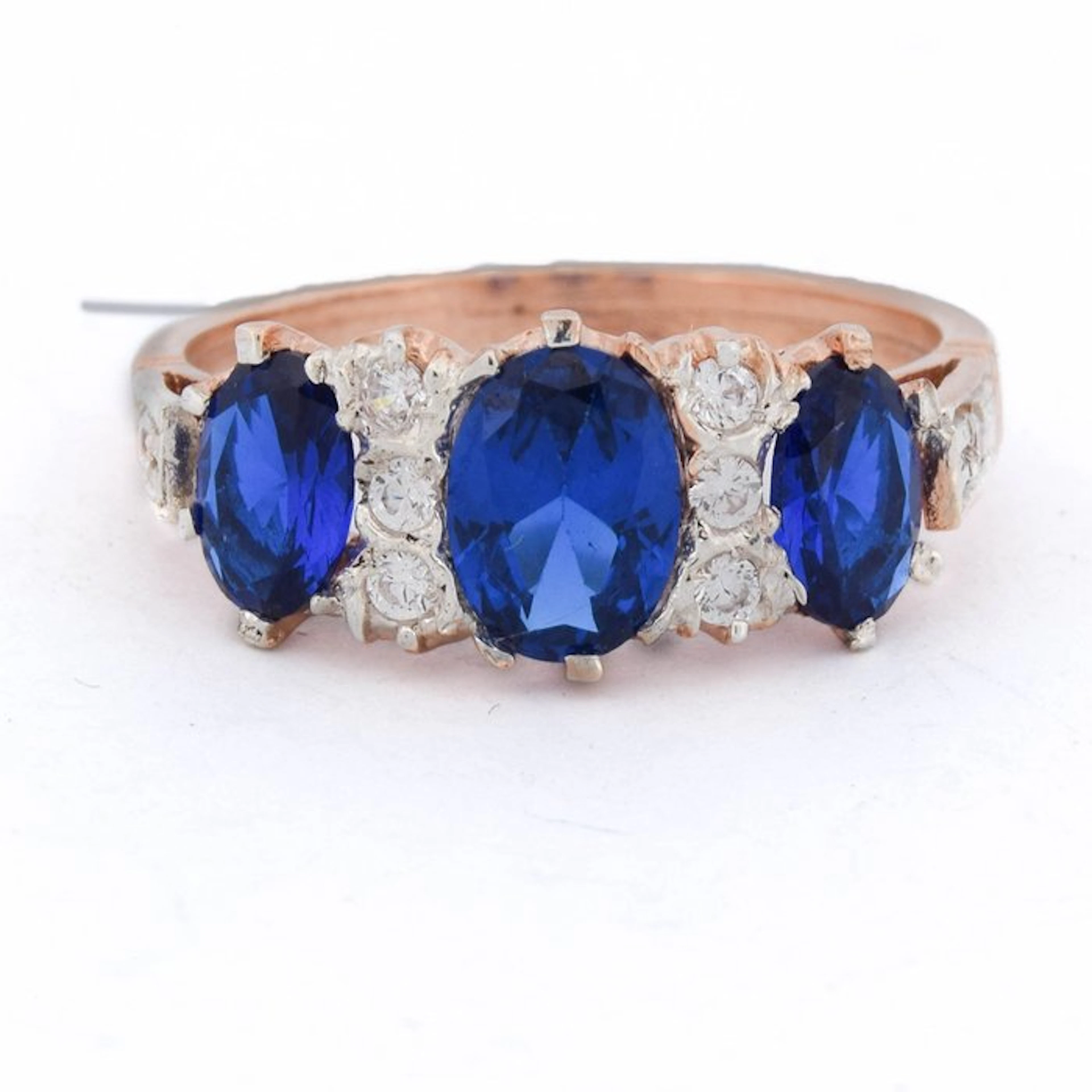 No reserve price - Arm ring - 9 kt. Rose gold - 1.26ct. tw. Spinel - Diamond