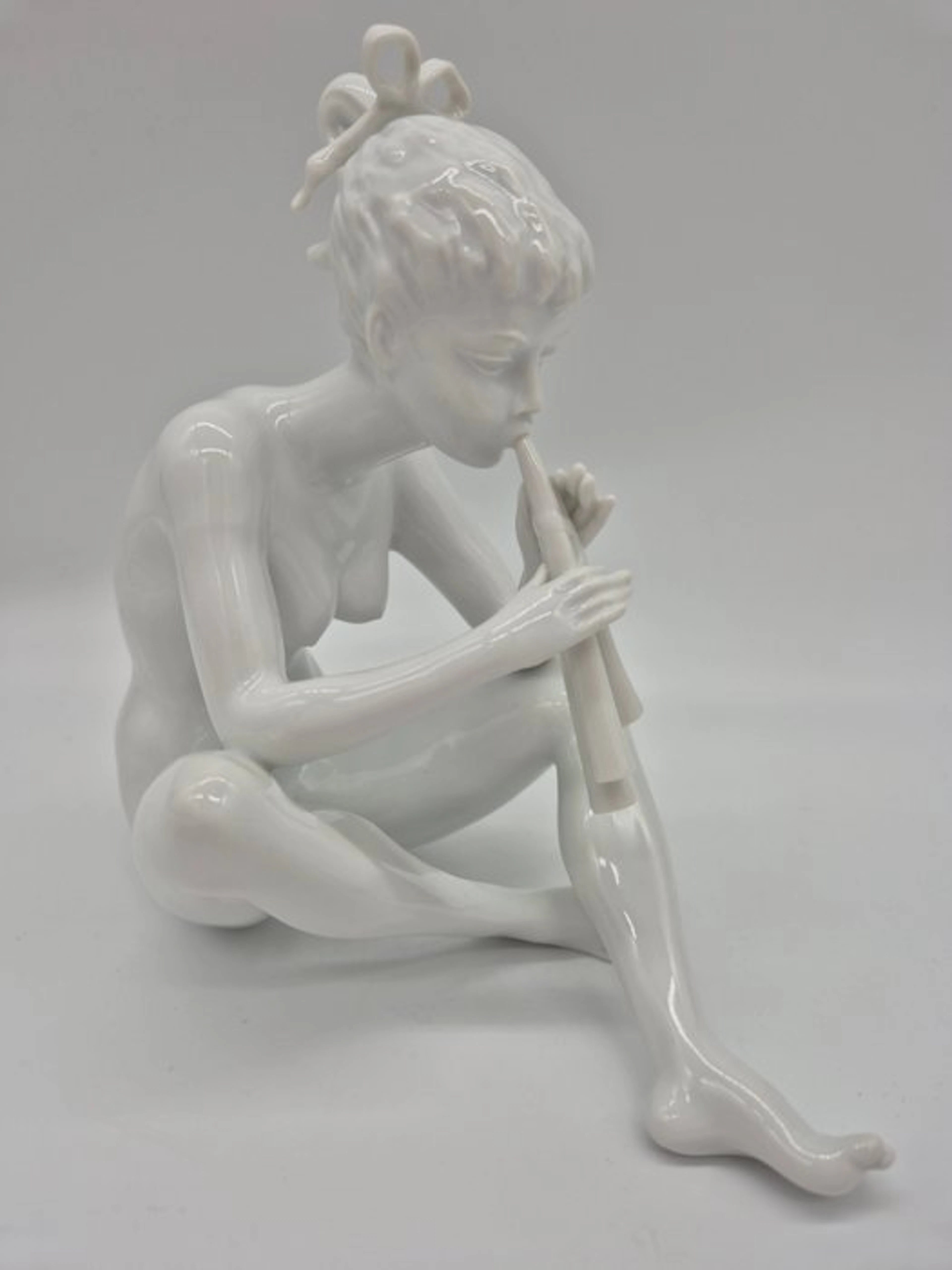 Kaiser Porzellan - Figure - Die Flötenspielerin - Porcelain