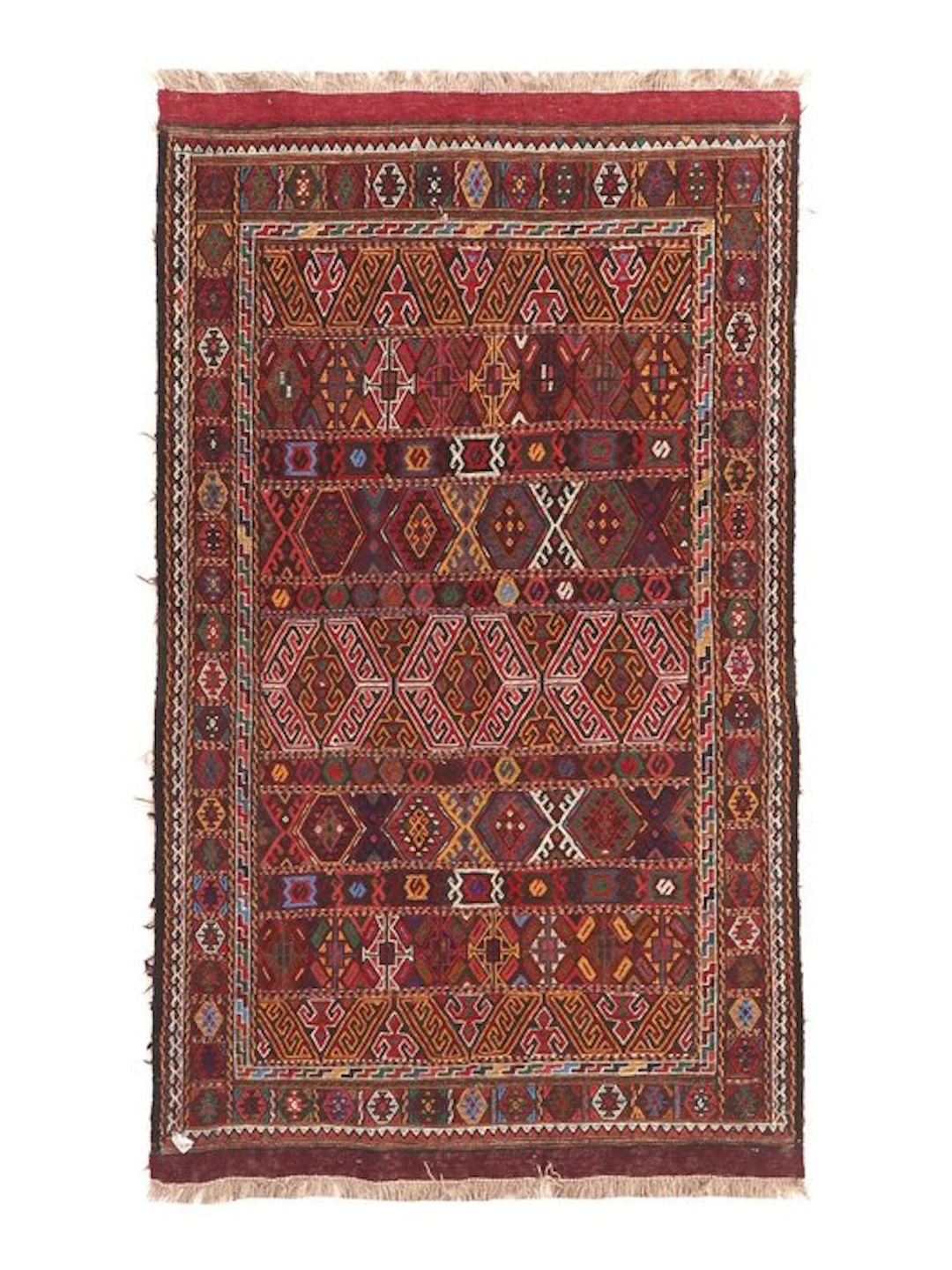 Old Afghan needlework Kilim - Carpet - 185 cm - 112 cm