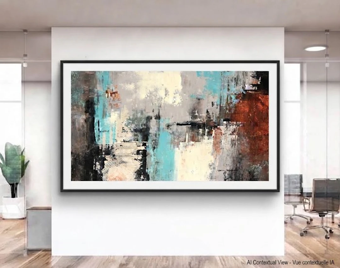 Dam Domido - NO RESERVE PRICE-Abstraction contemporaine - 155 x 80 cm