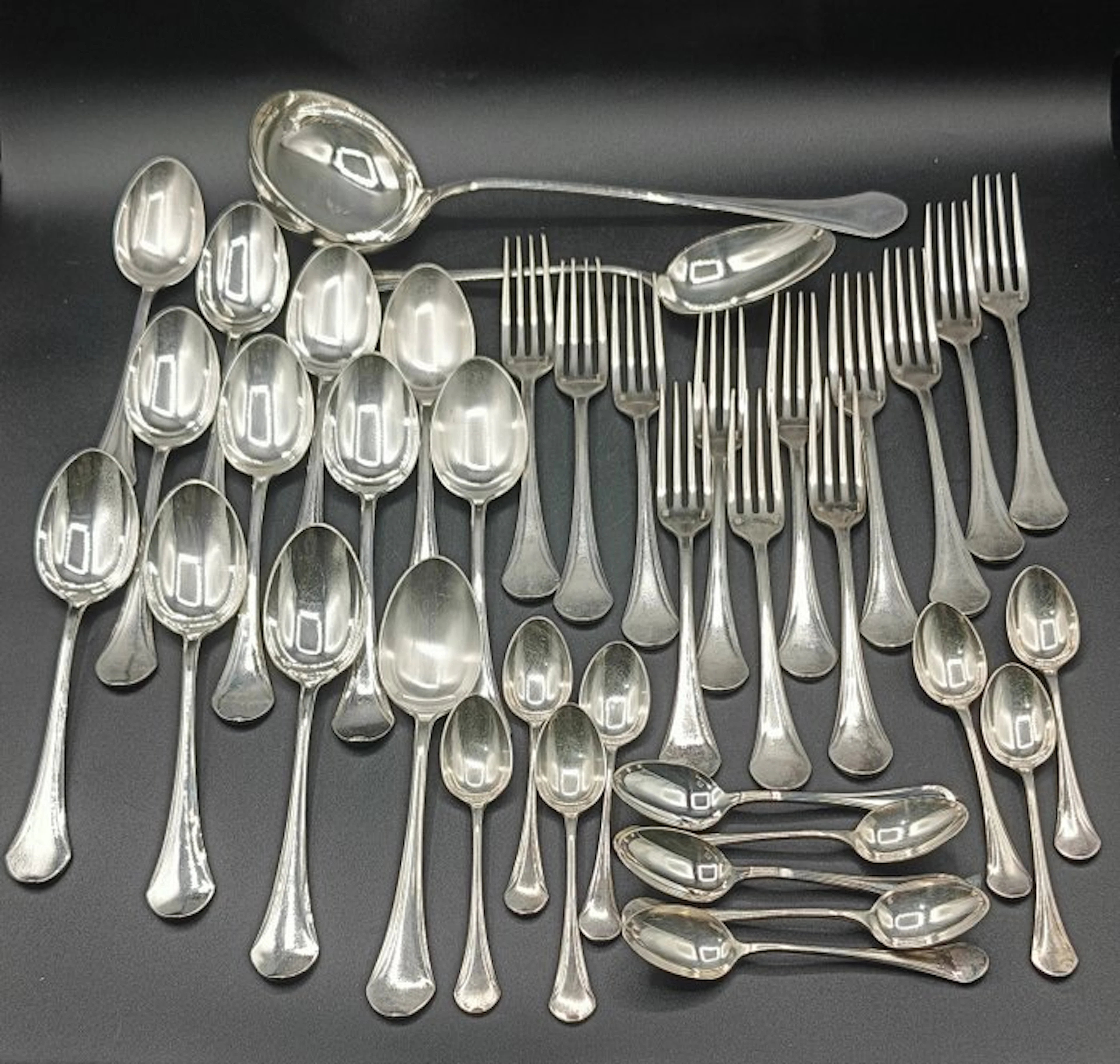 Christofle, No Reserve - Cutlery set for 12 - Silverplated - Original box