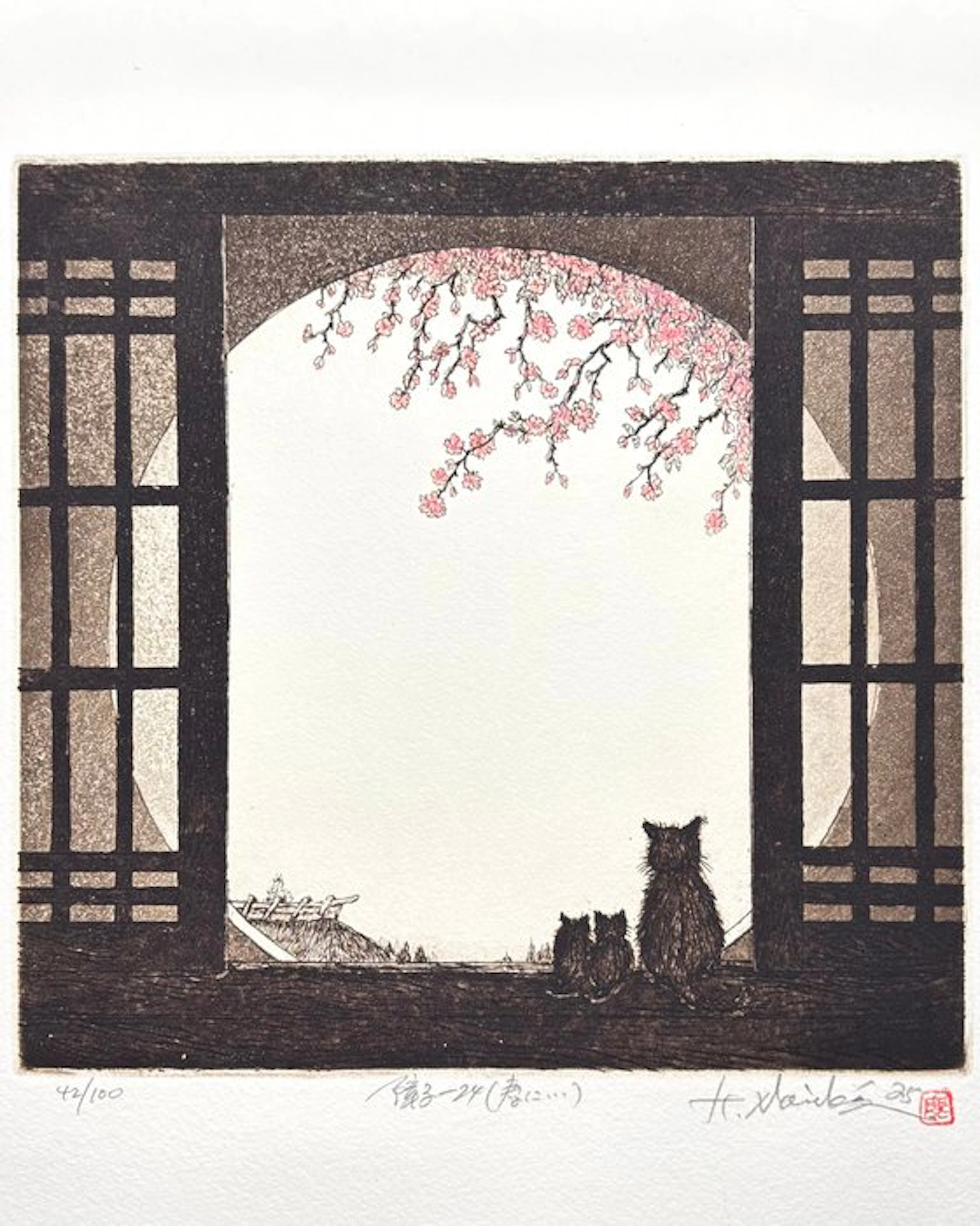 "Shoji 24 Spring (障子 24 春に…)" - Limited 42/100 - Cat...