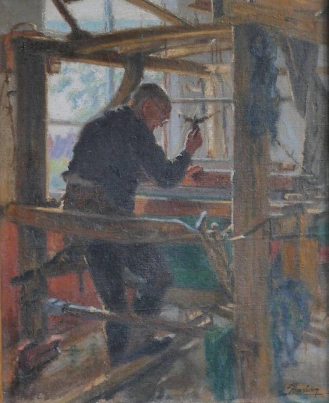 Paul Barian (1875-1942) - Le Tisserand
